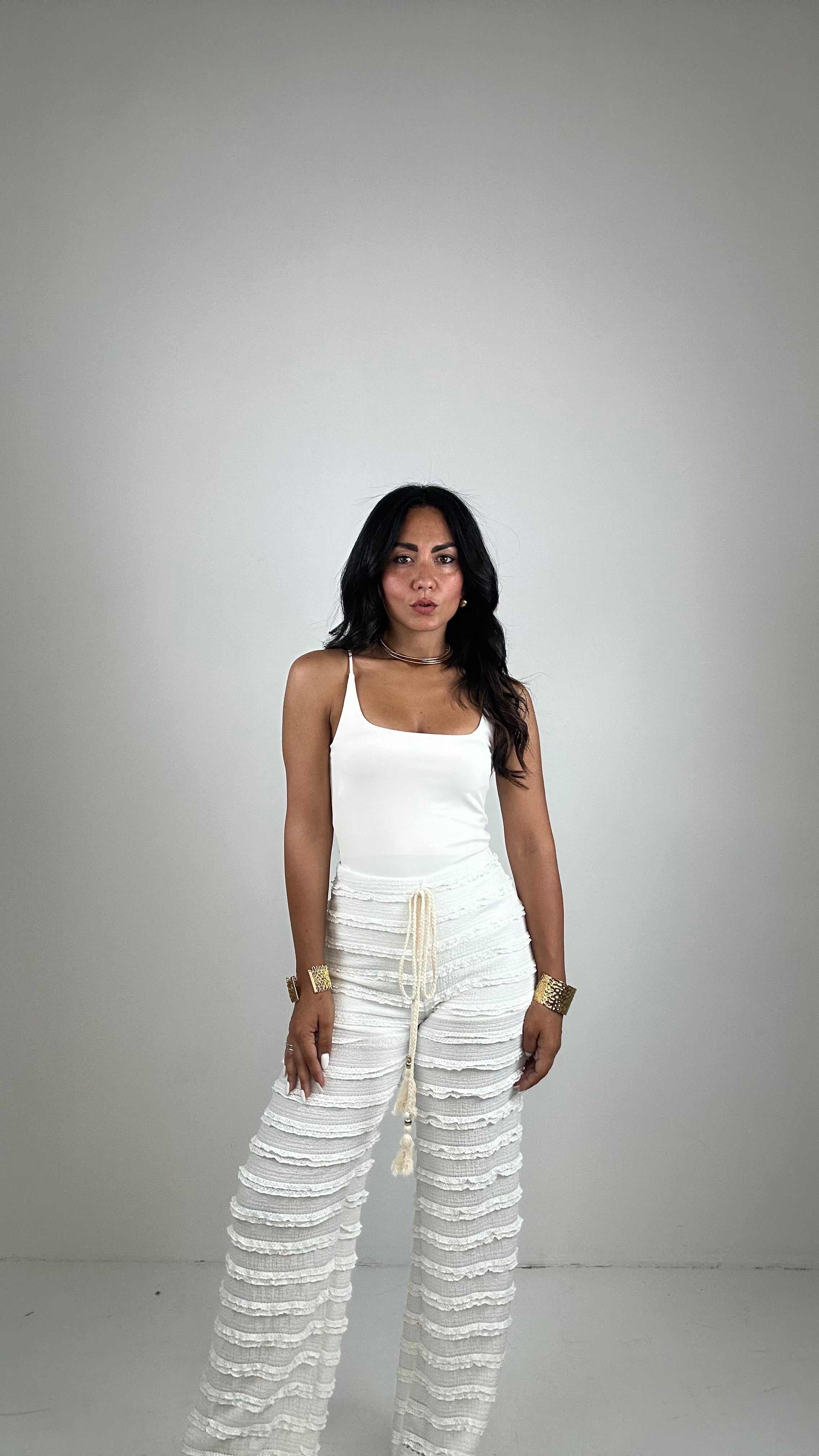 Pantalone ONDA - BIANCO