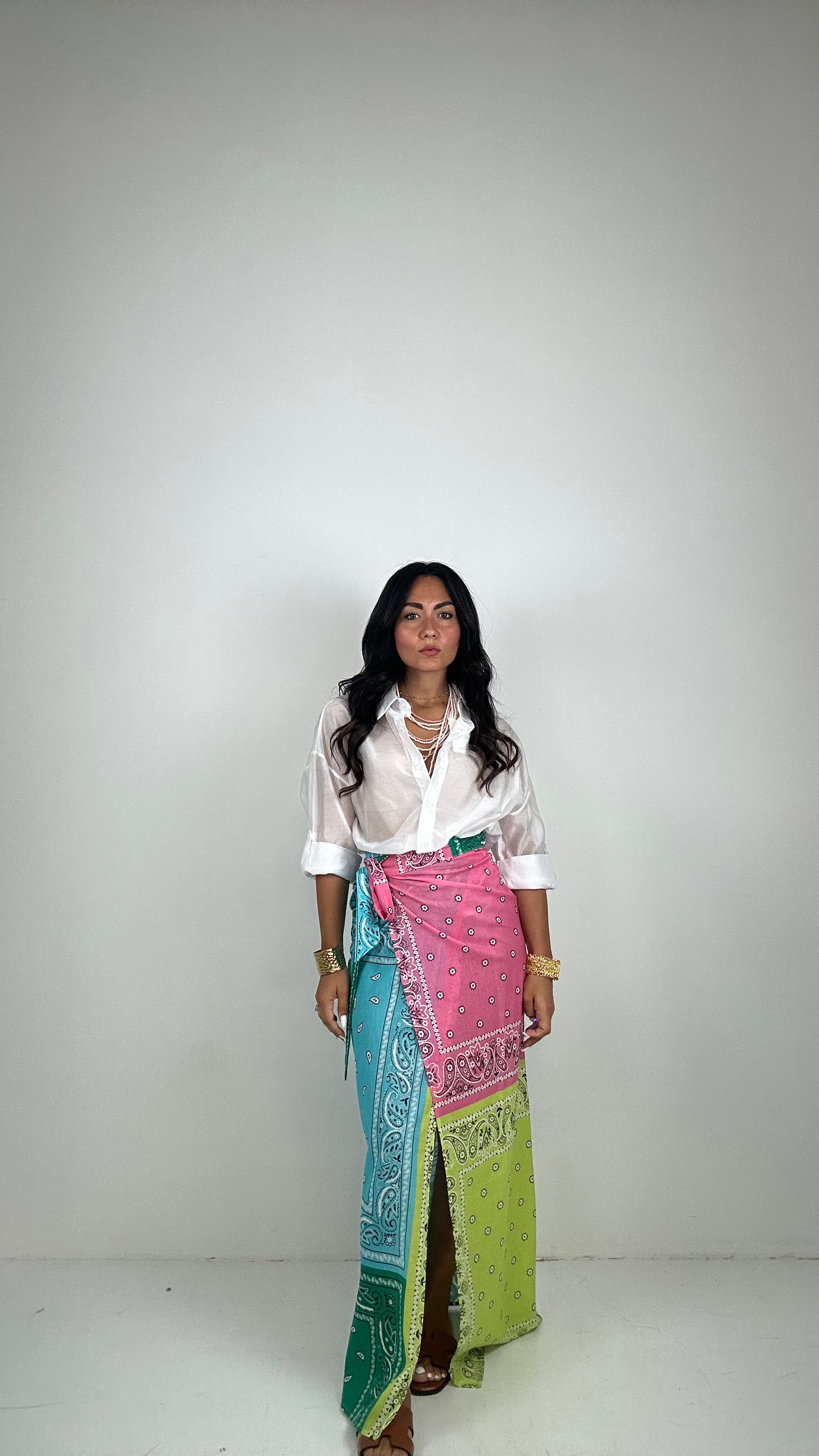 Gonna PAREO BANDANA - MULTICOLOR