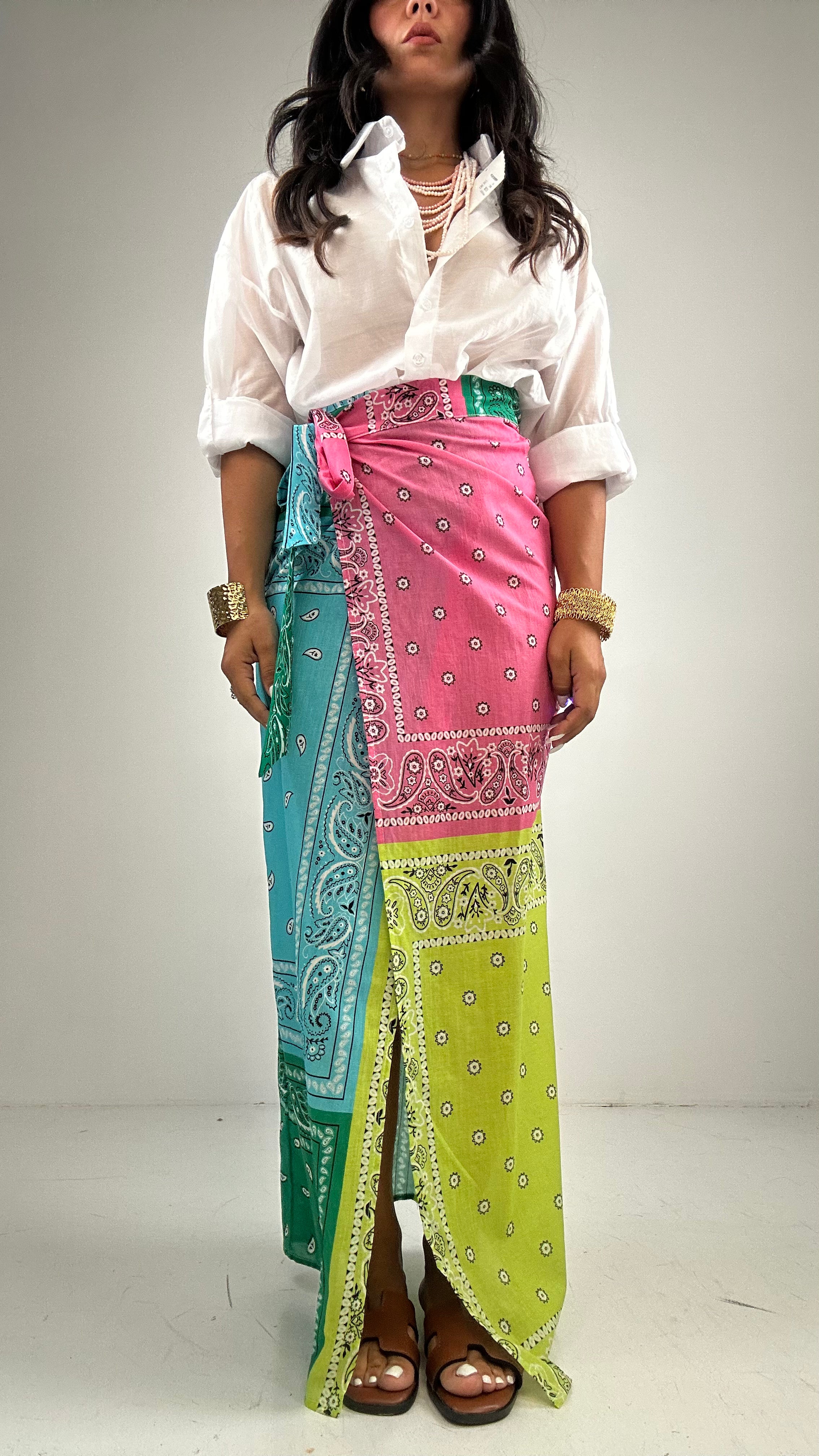 Gonna PAREO BANDANA - MULTICOLOR