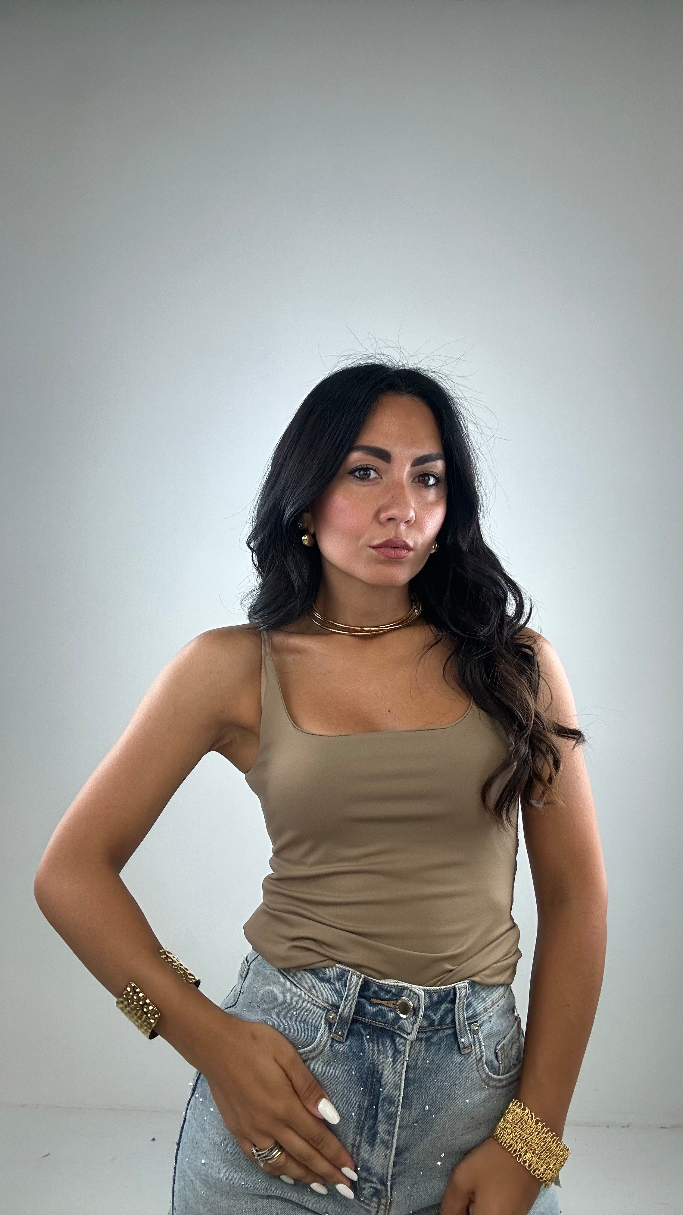 Canotta SUSANNA - KHAKI
