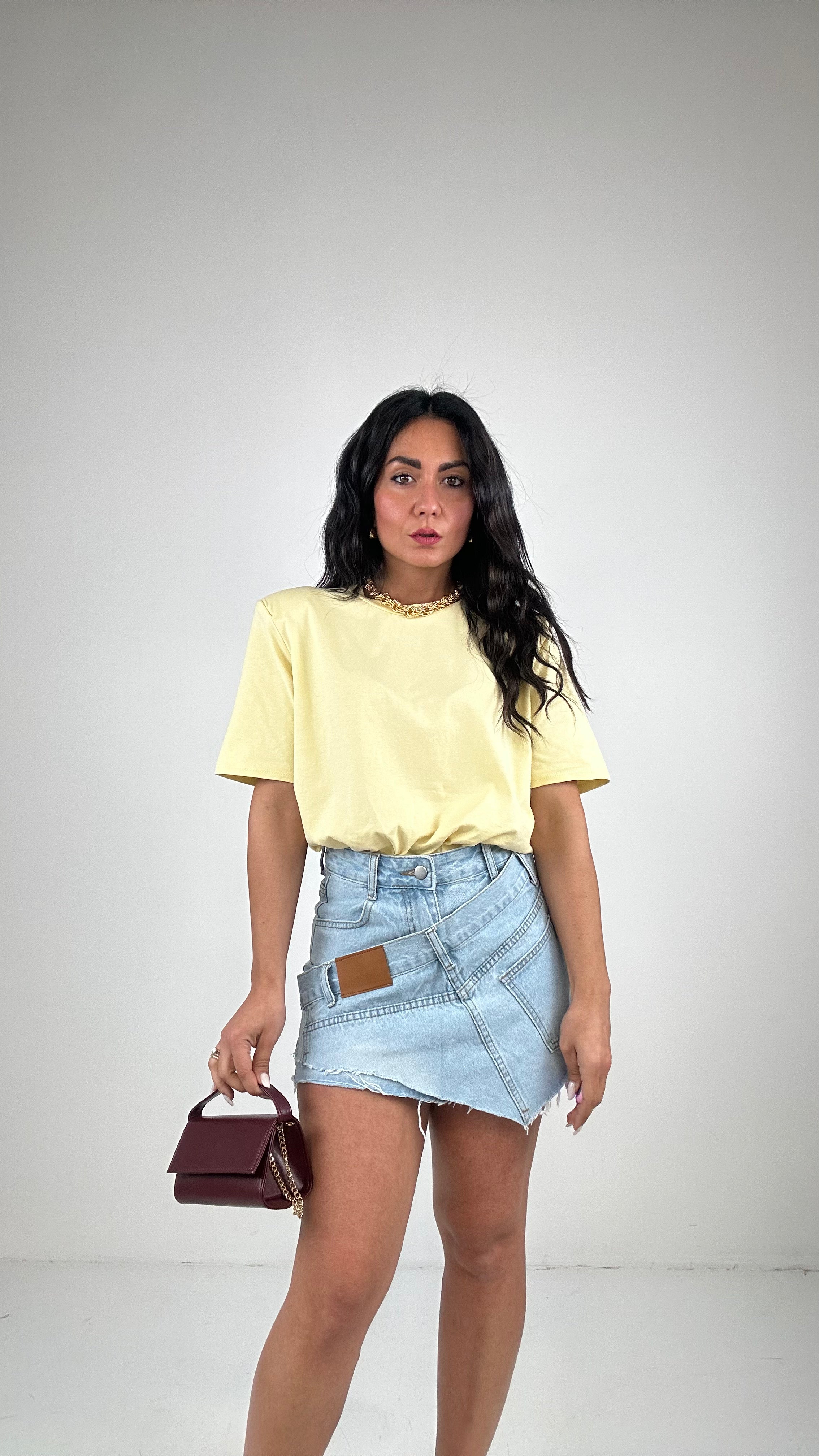Gonna CON RETRO - JEANS
