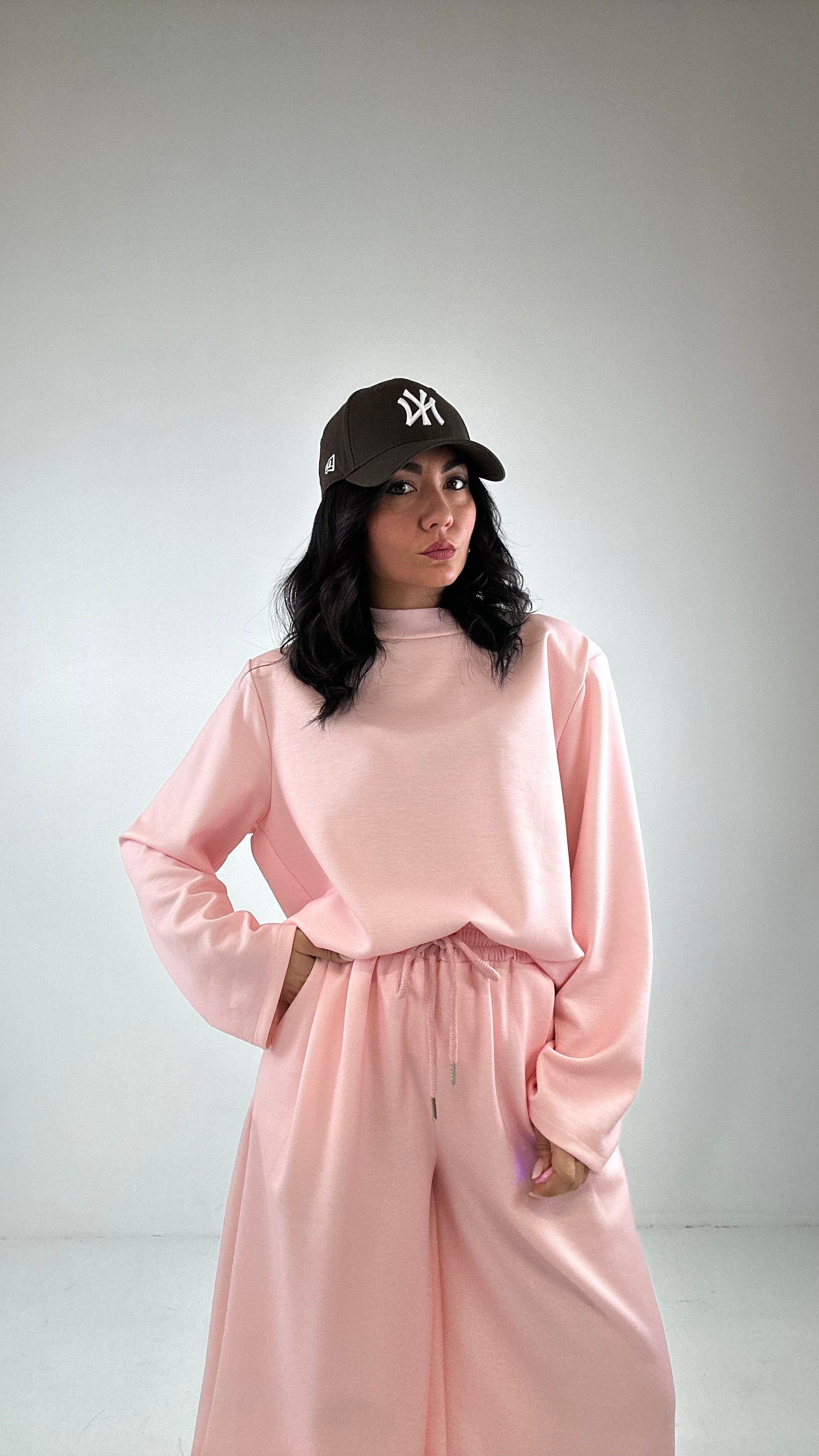 Completo BERMUDA E SPALLINA - ROSA