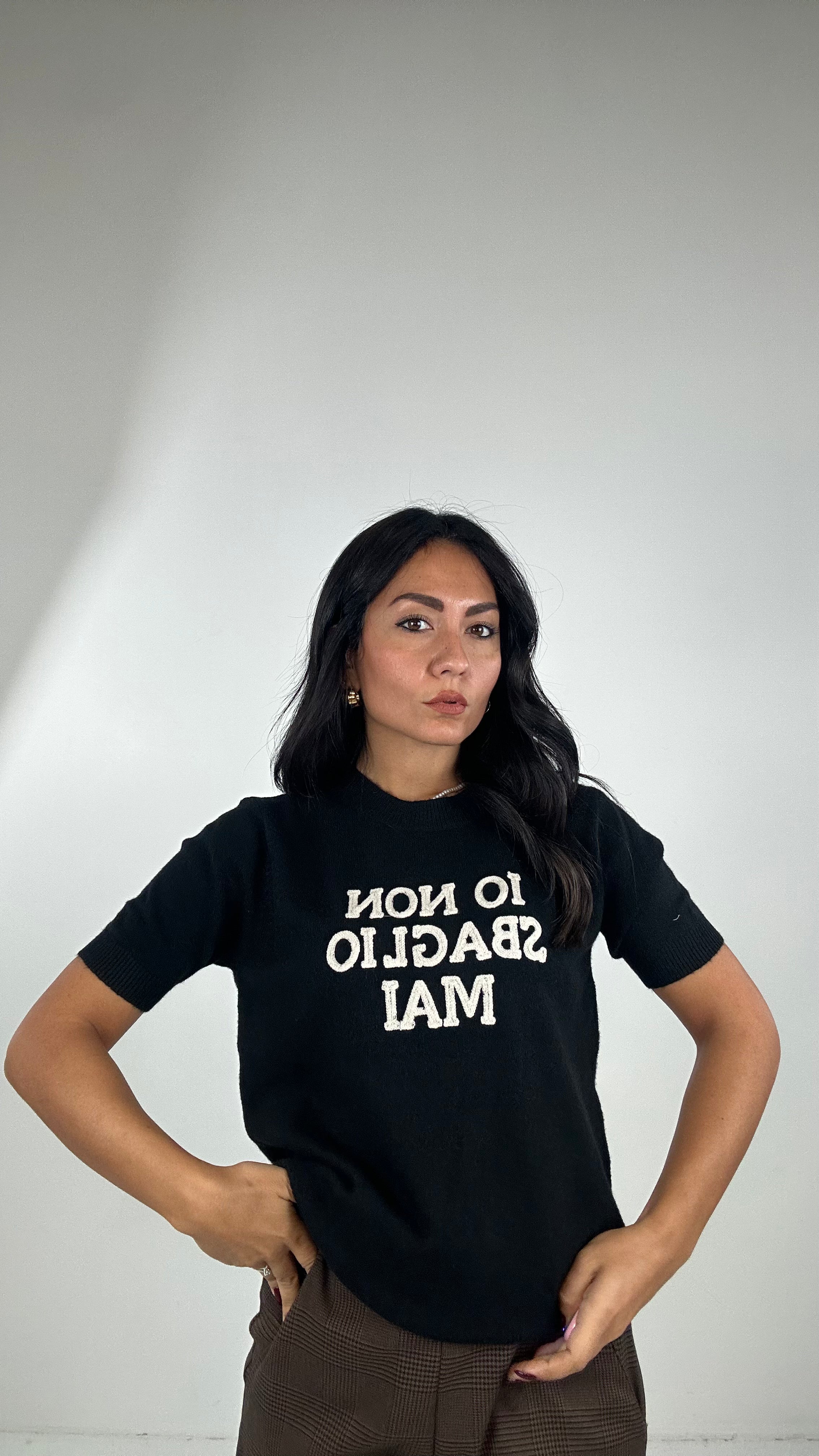 Pull IO NON SBAGLIO MAI - NERO