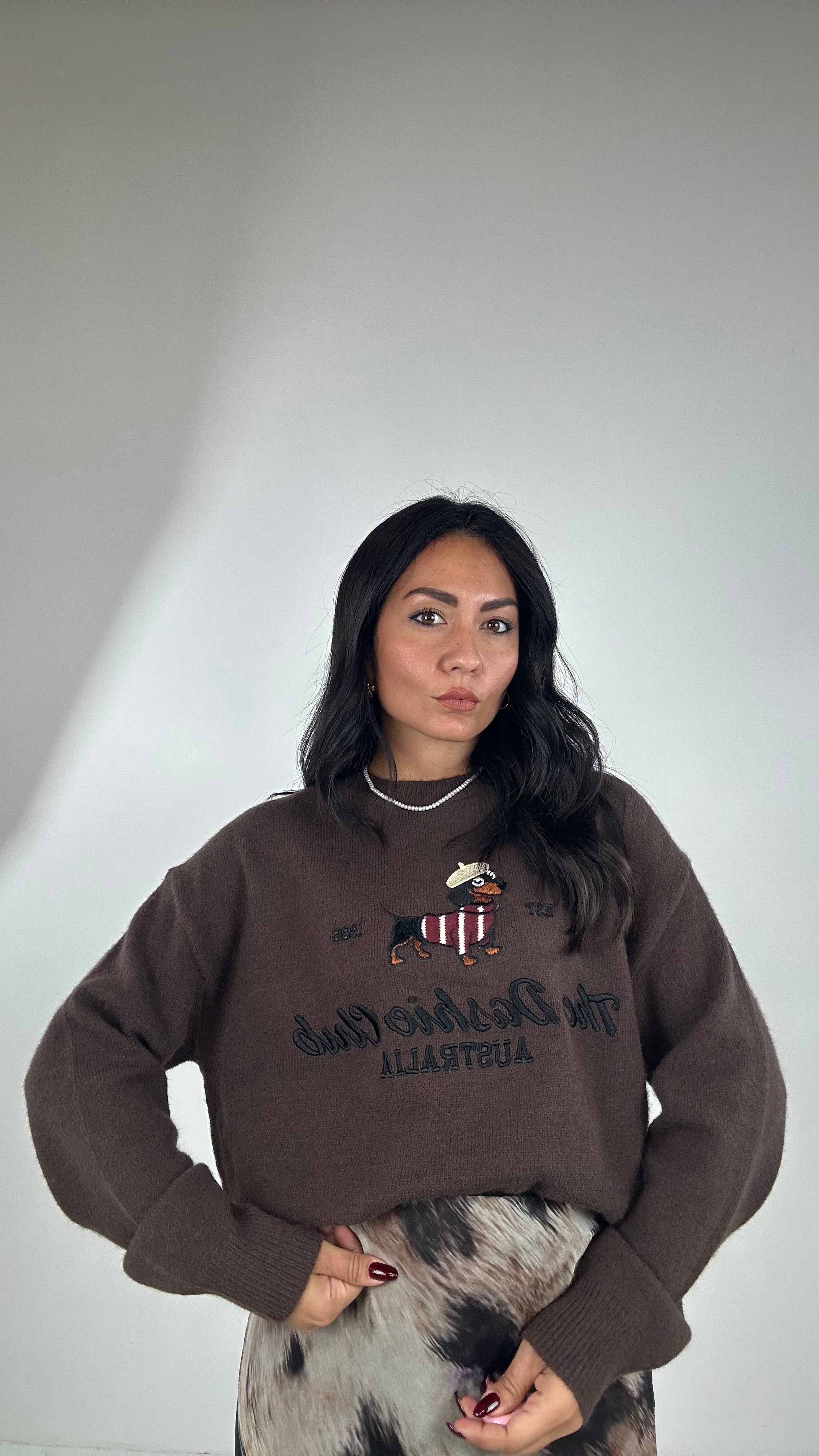 Pull BASSOTTO DASHIECLUB - MARRONE