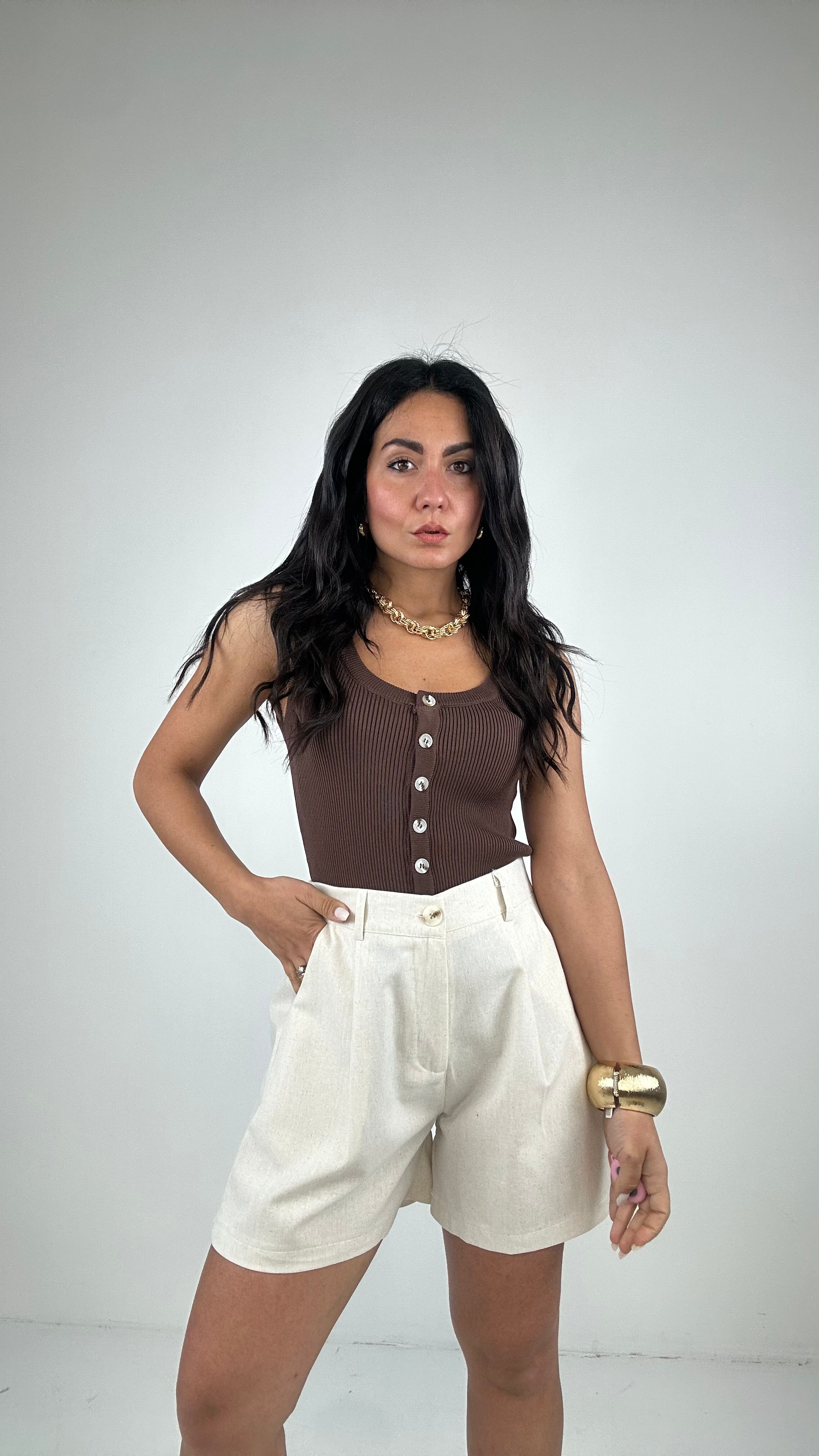Shorts EFF.LINO - BEIGE