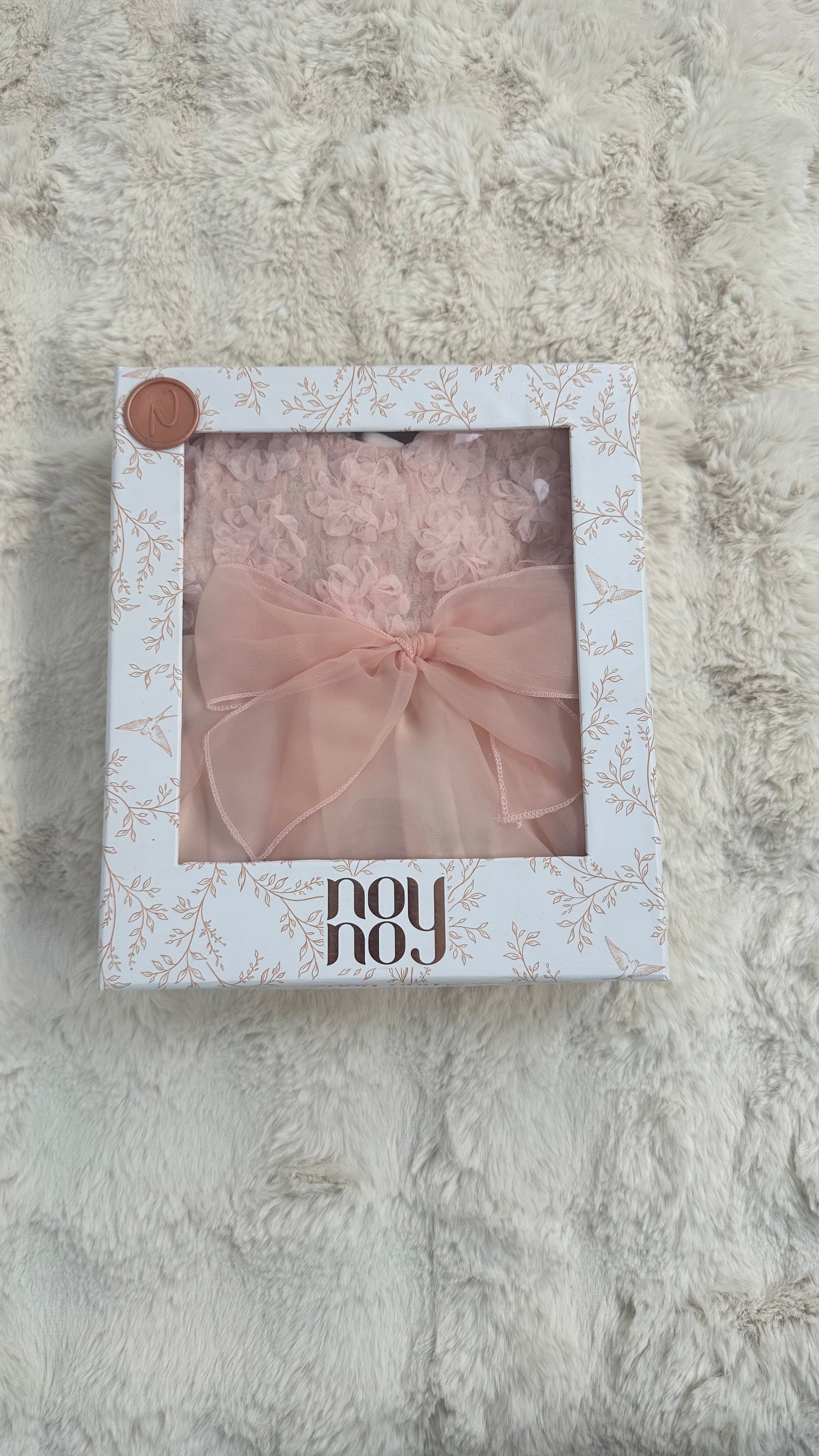 Vestitino IN TULLE NOYNOY 3/6M - ROSA