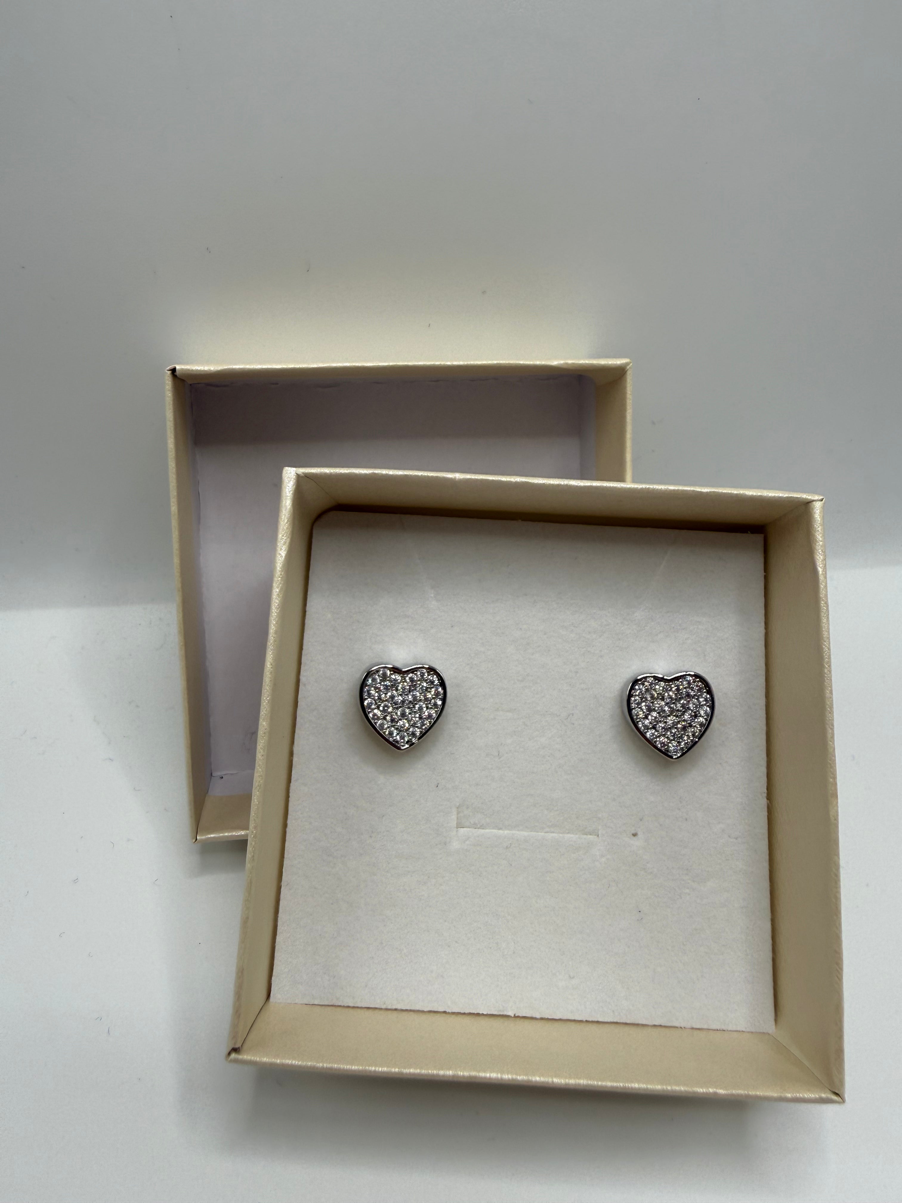 Orecchino CUORE BRILL - ARGENTO