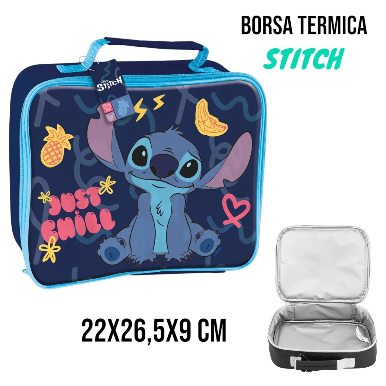 Borsa TERMICA STITCH - BLU