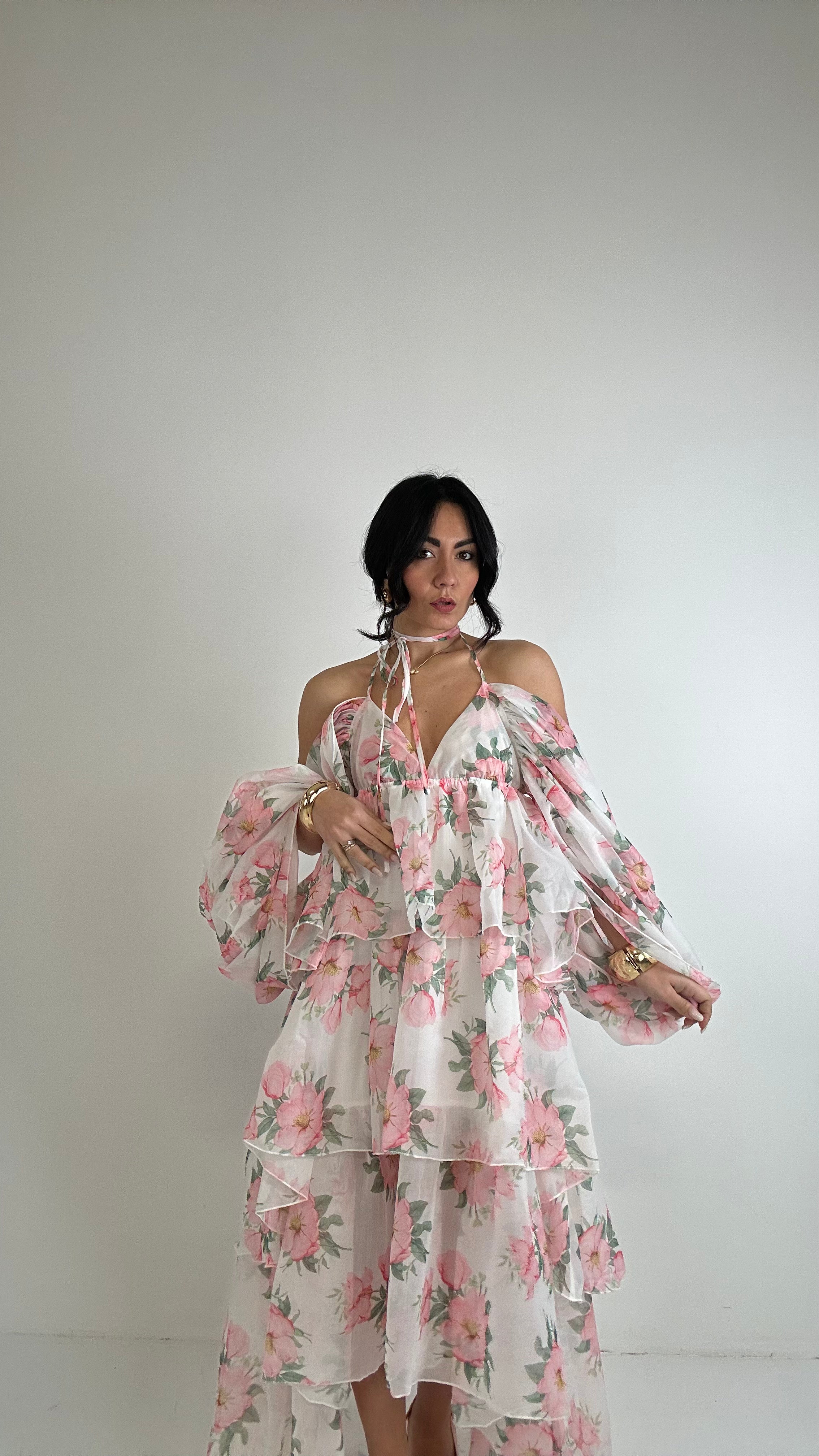 Abito FIOREVOLANT - BIANCO