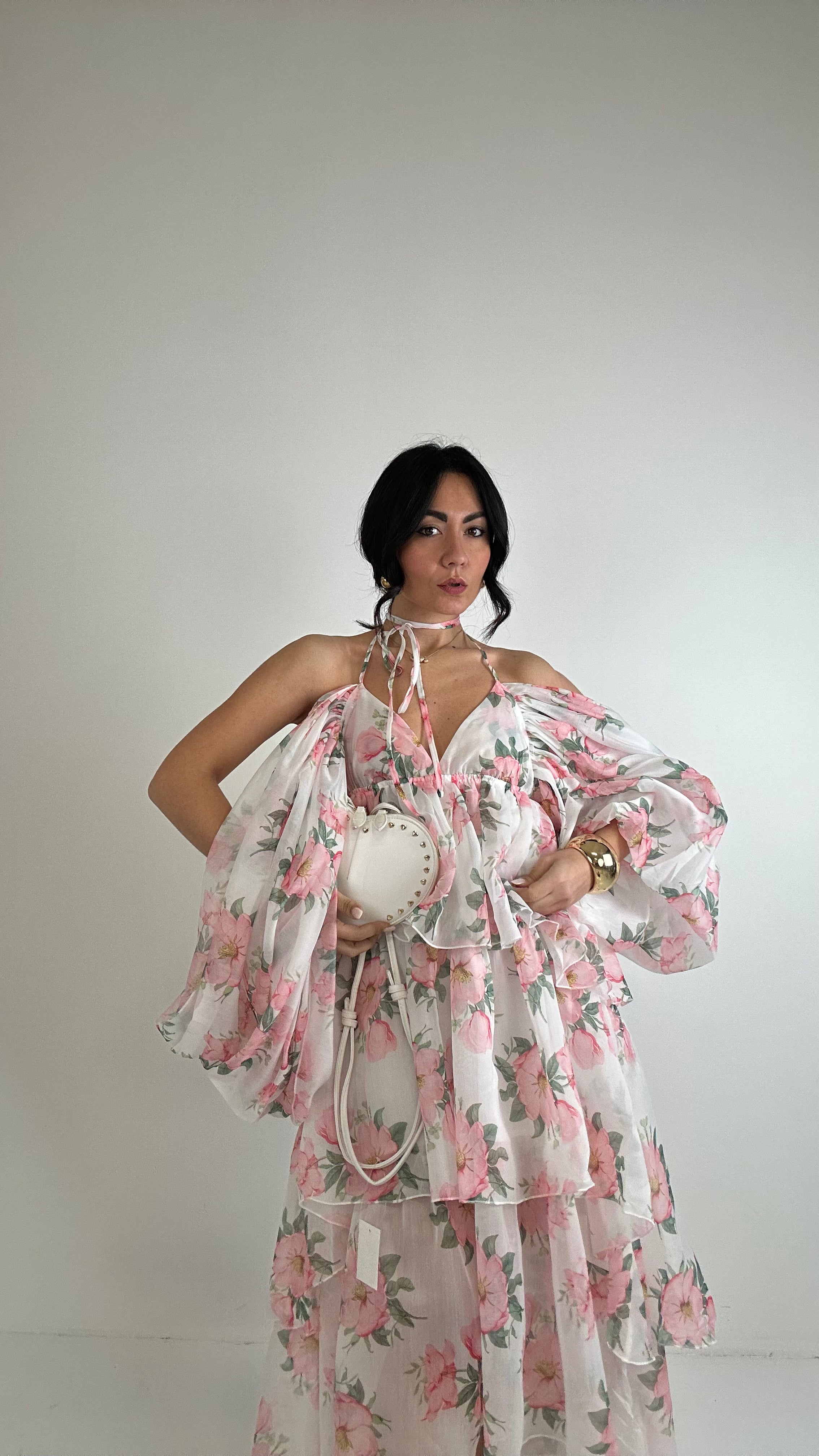 Abito FIOREVOLANT - BIANCO