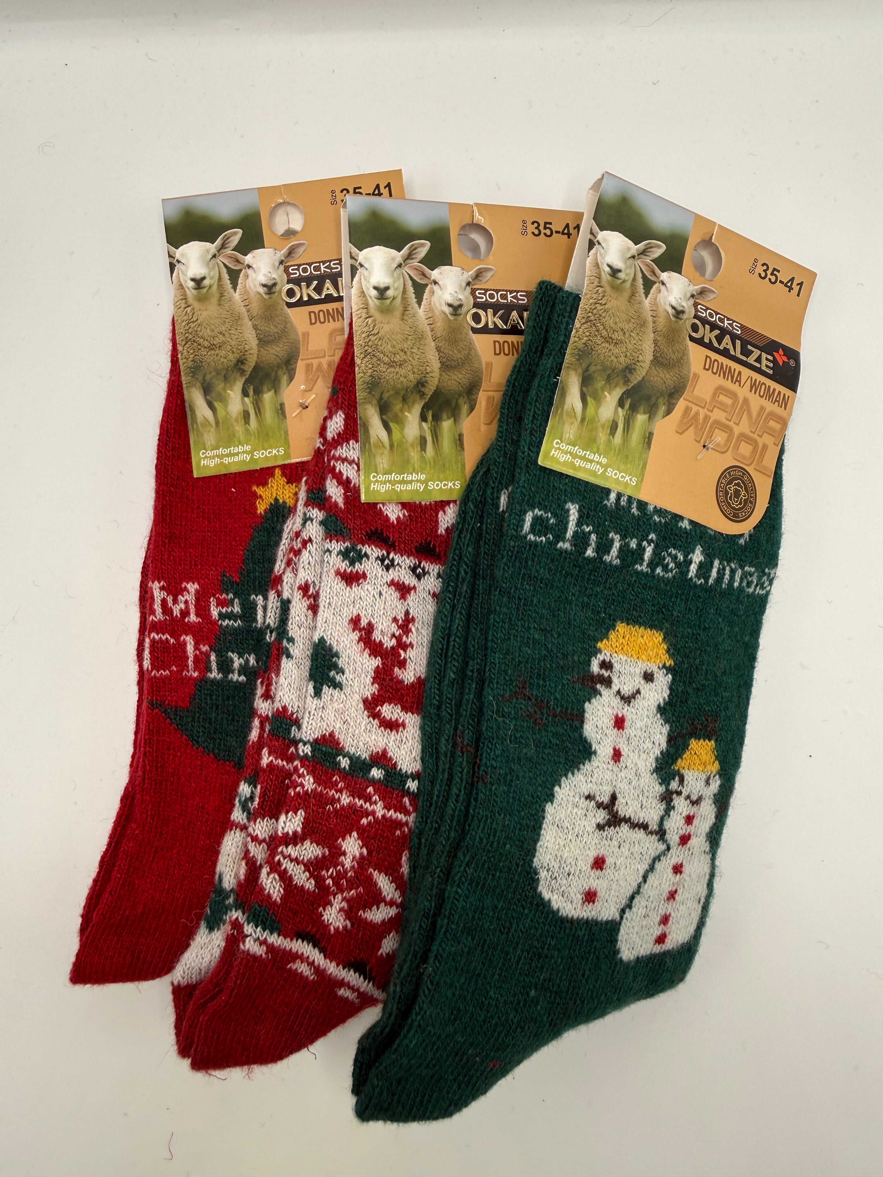 Calze TRIS MERRY CHRISTMAS - VERDE