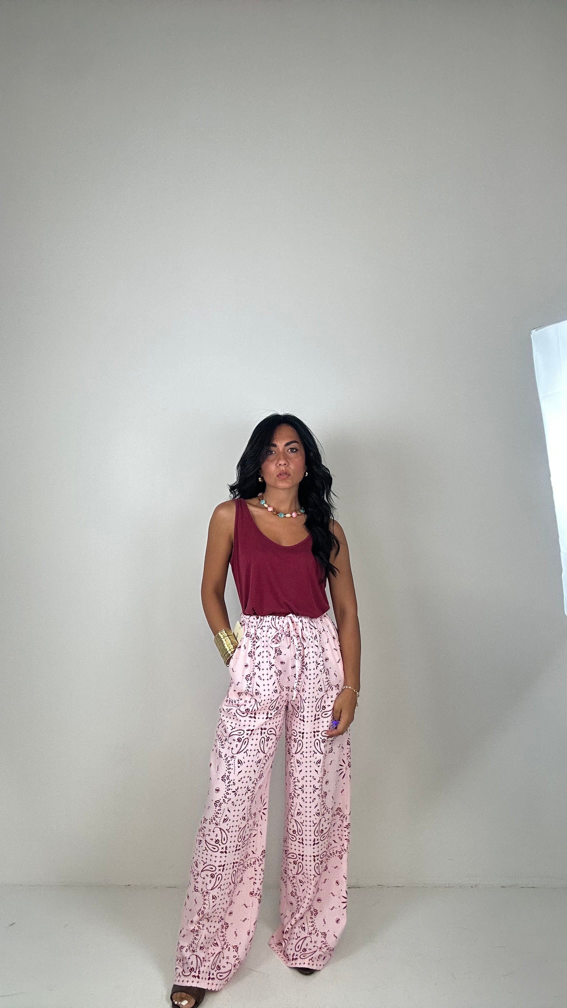 Pantalone BANDANA - ROSA
