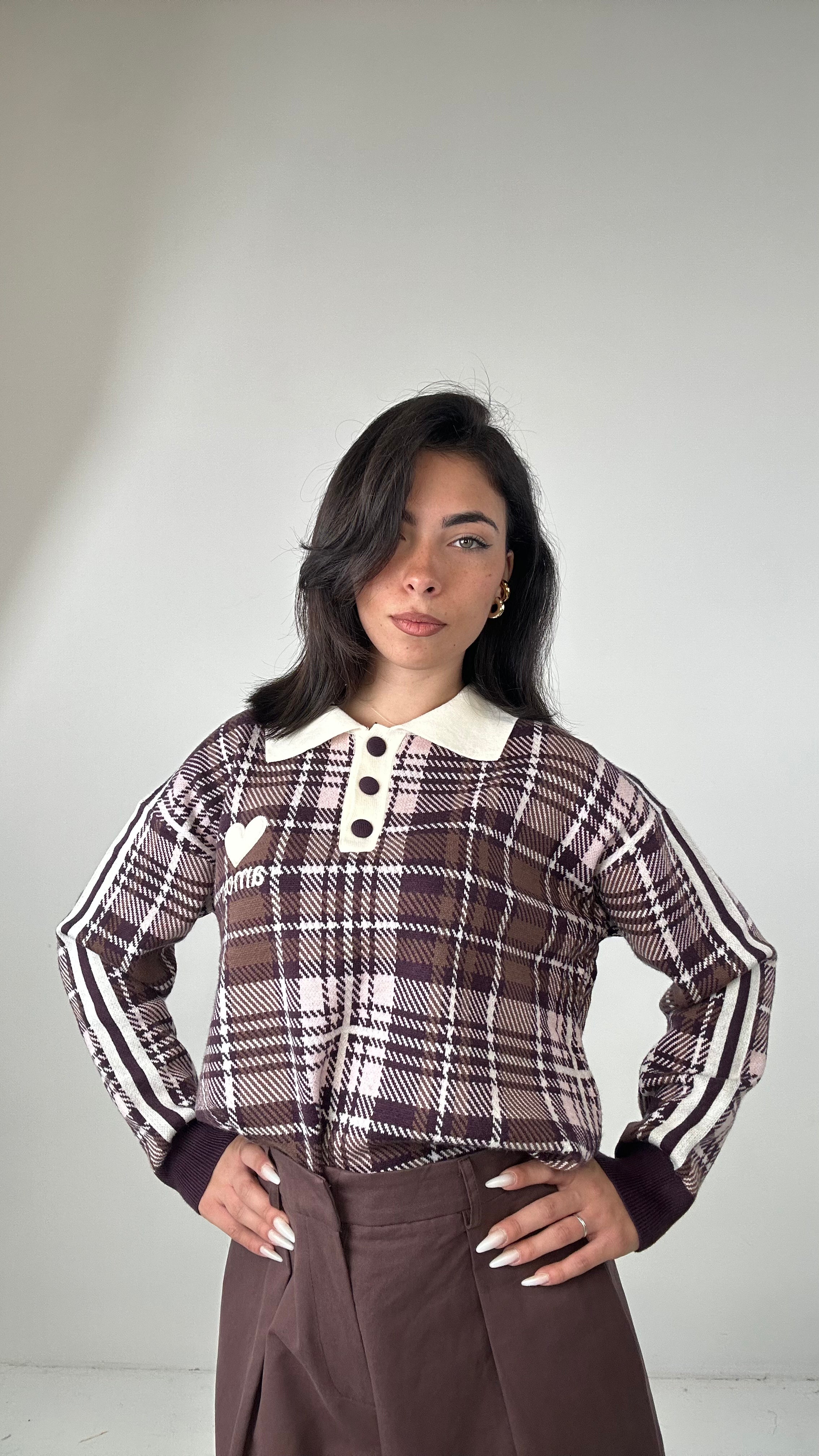 Polo AMOUR QUADRI - VINACCIO