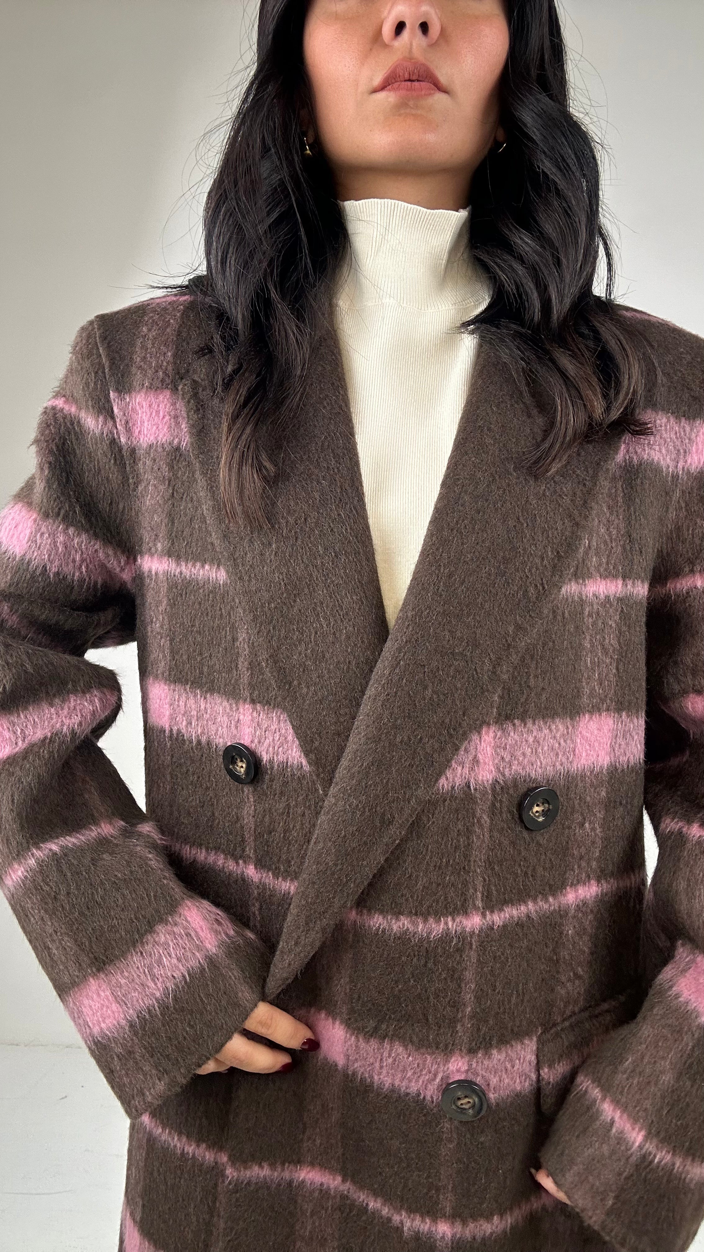 Cappotto LUMINA 50% LANA - MARRONE