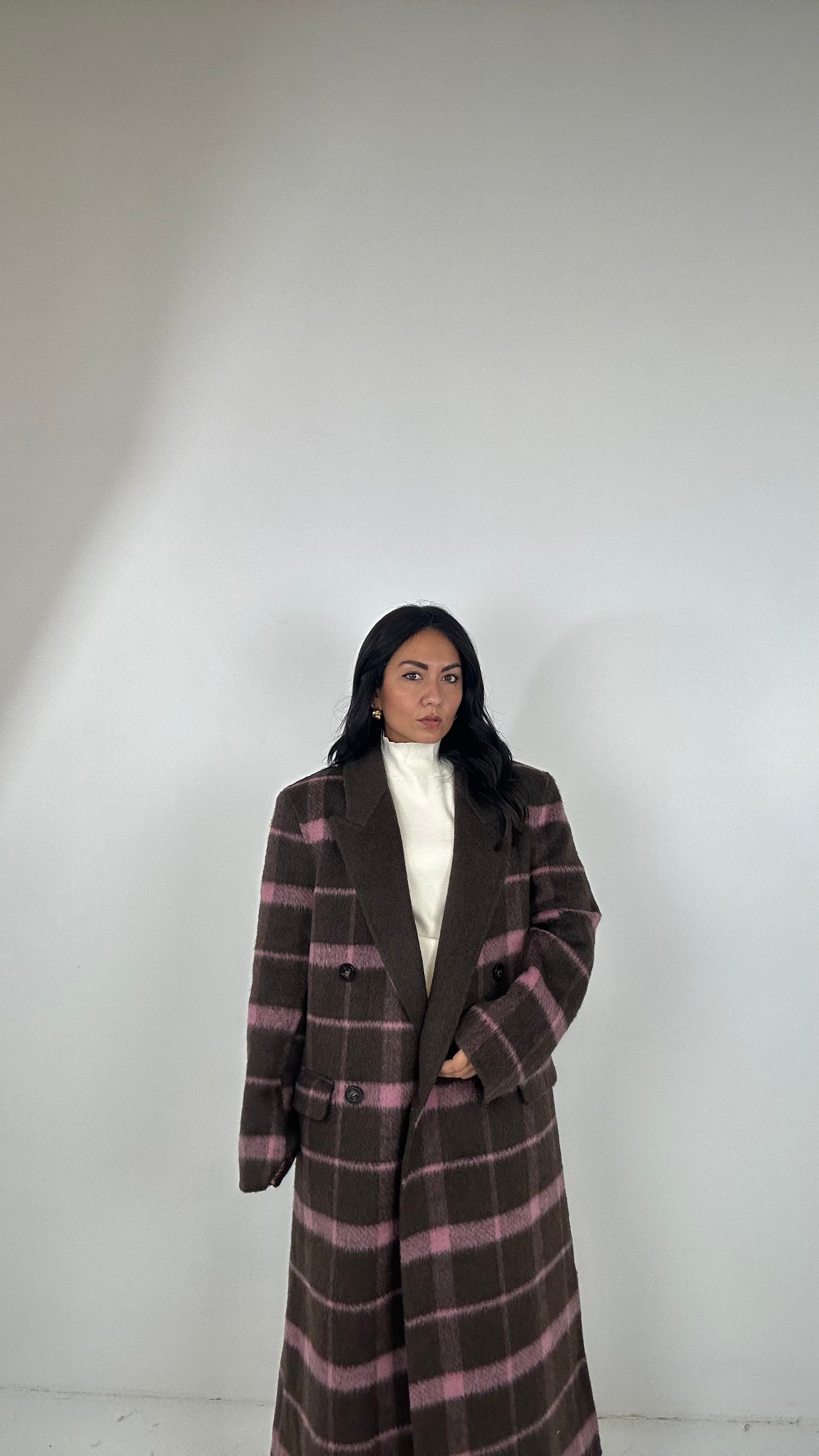 Cappotto LUMINA 50% LANA - MARRONE