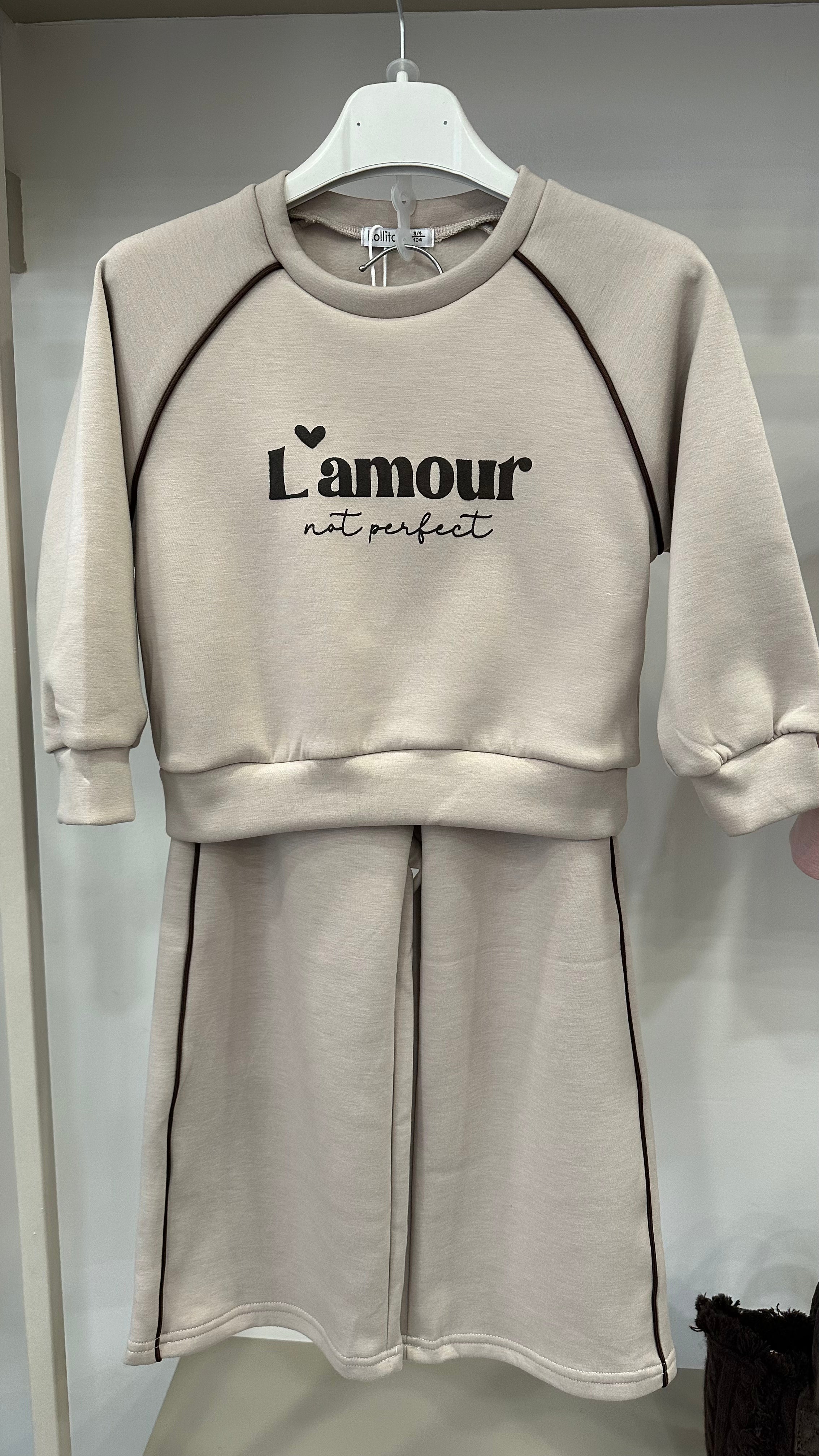 Tuta L'AMOUR PALAZZO 3-12A - BEIGE
