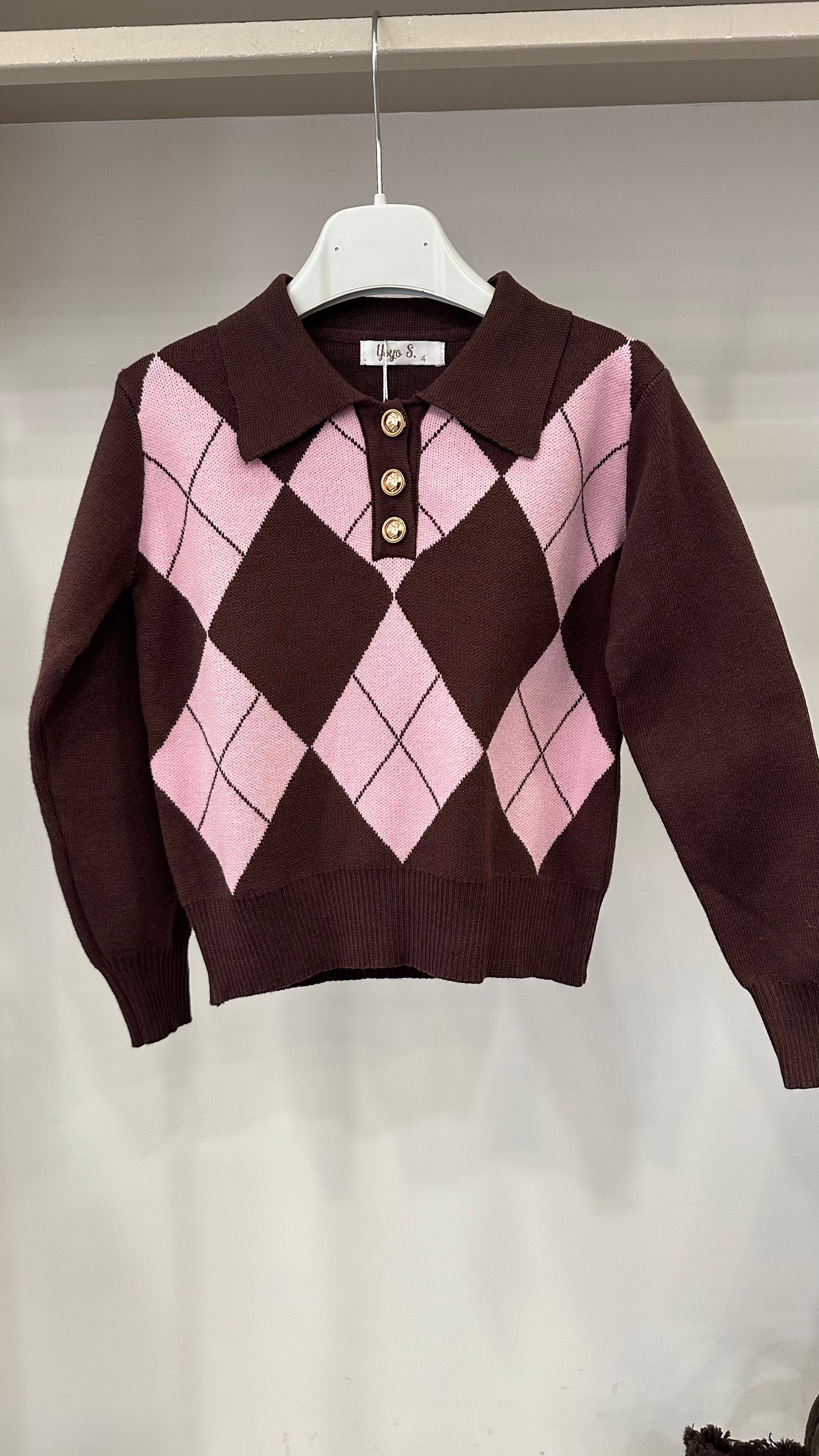 Pull ROMBI 4-14A - MARRONE