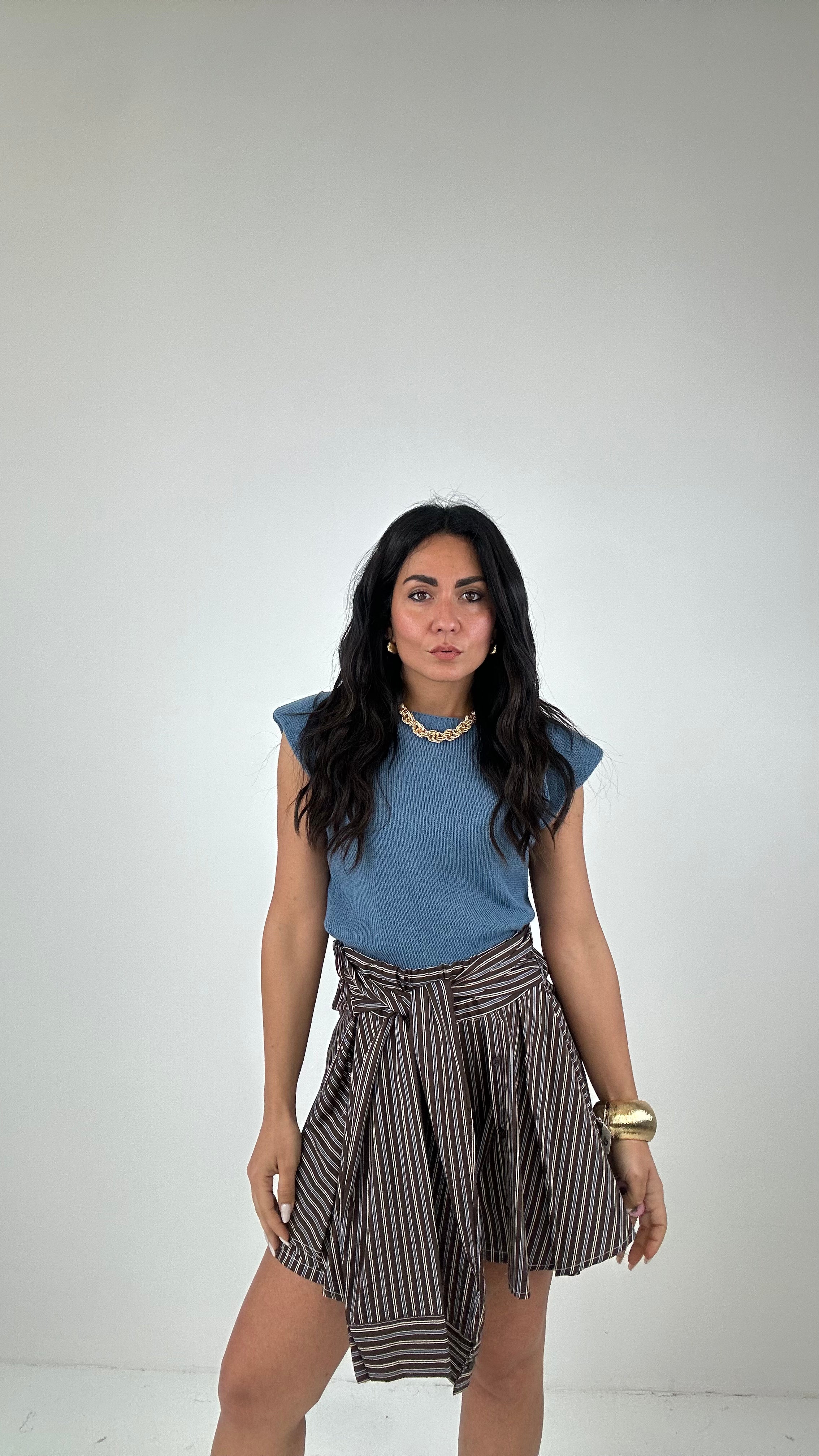 Pantagonna EFF. CAMICIA - MARRONE