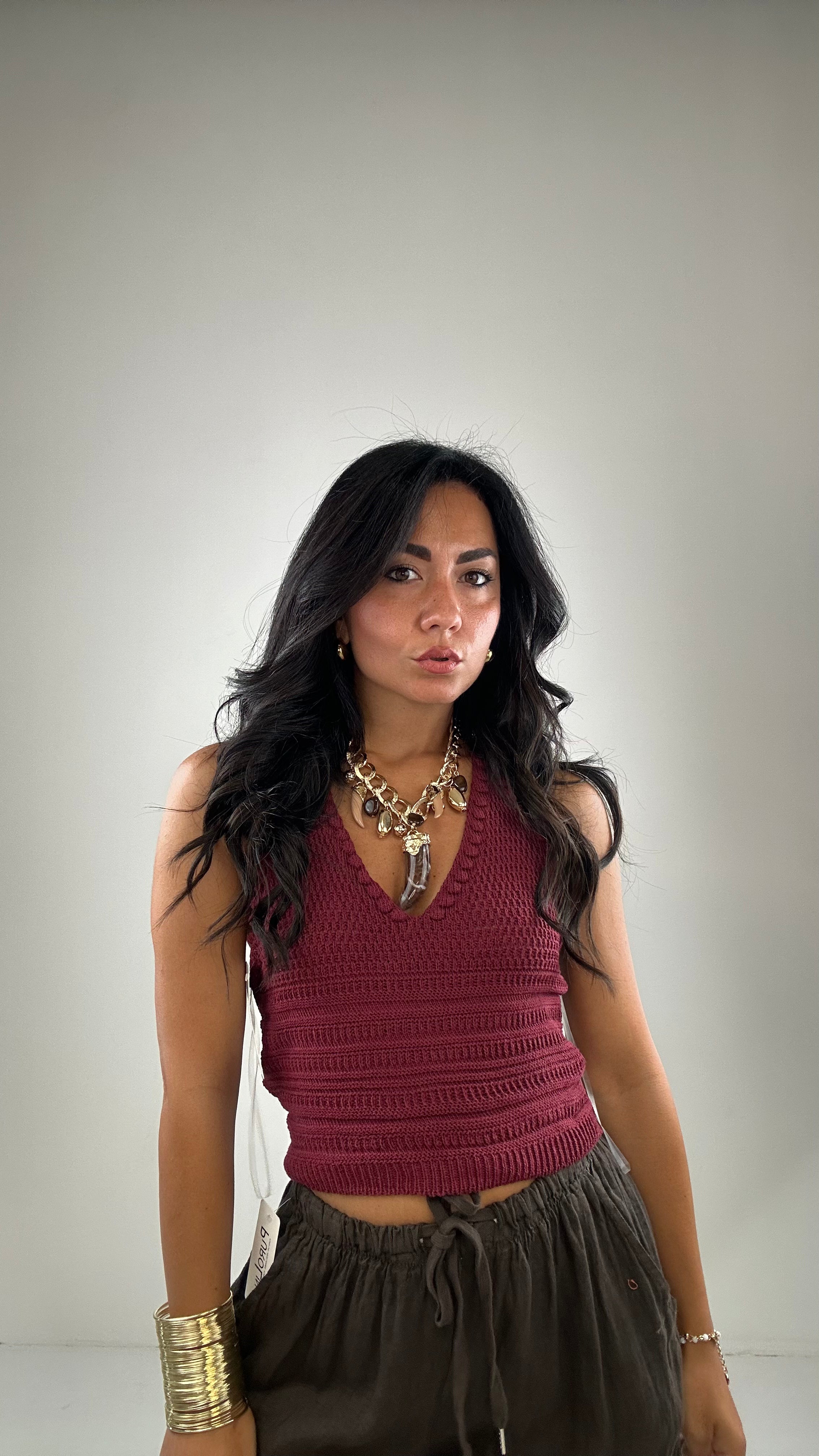 Top MAGLIA IBIZA - BORDEAUX