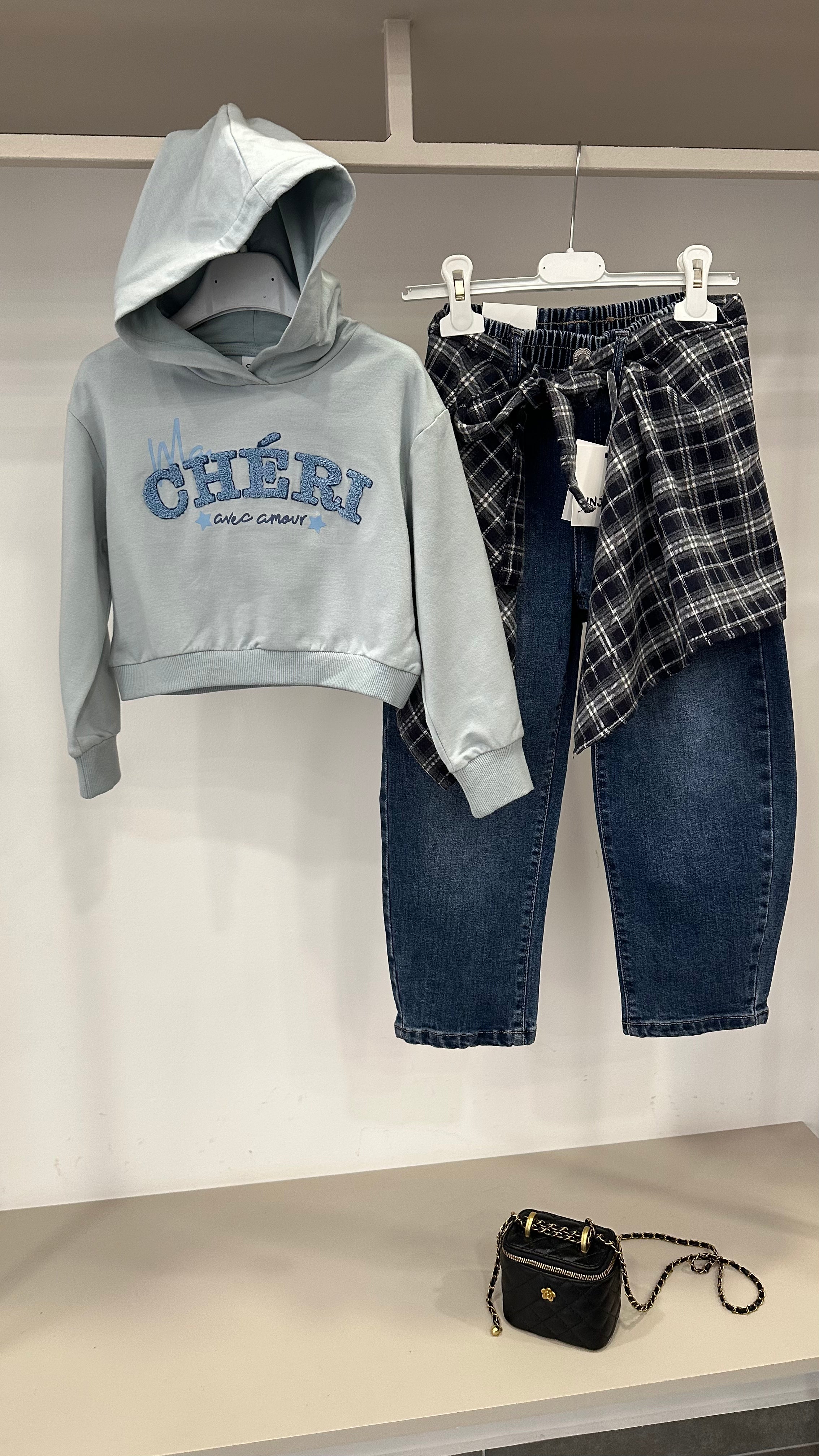 Jeans BALLON CON FOULARD QUADRI 6-16A - JEANS