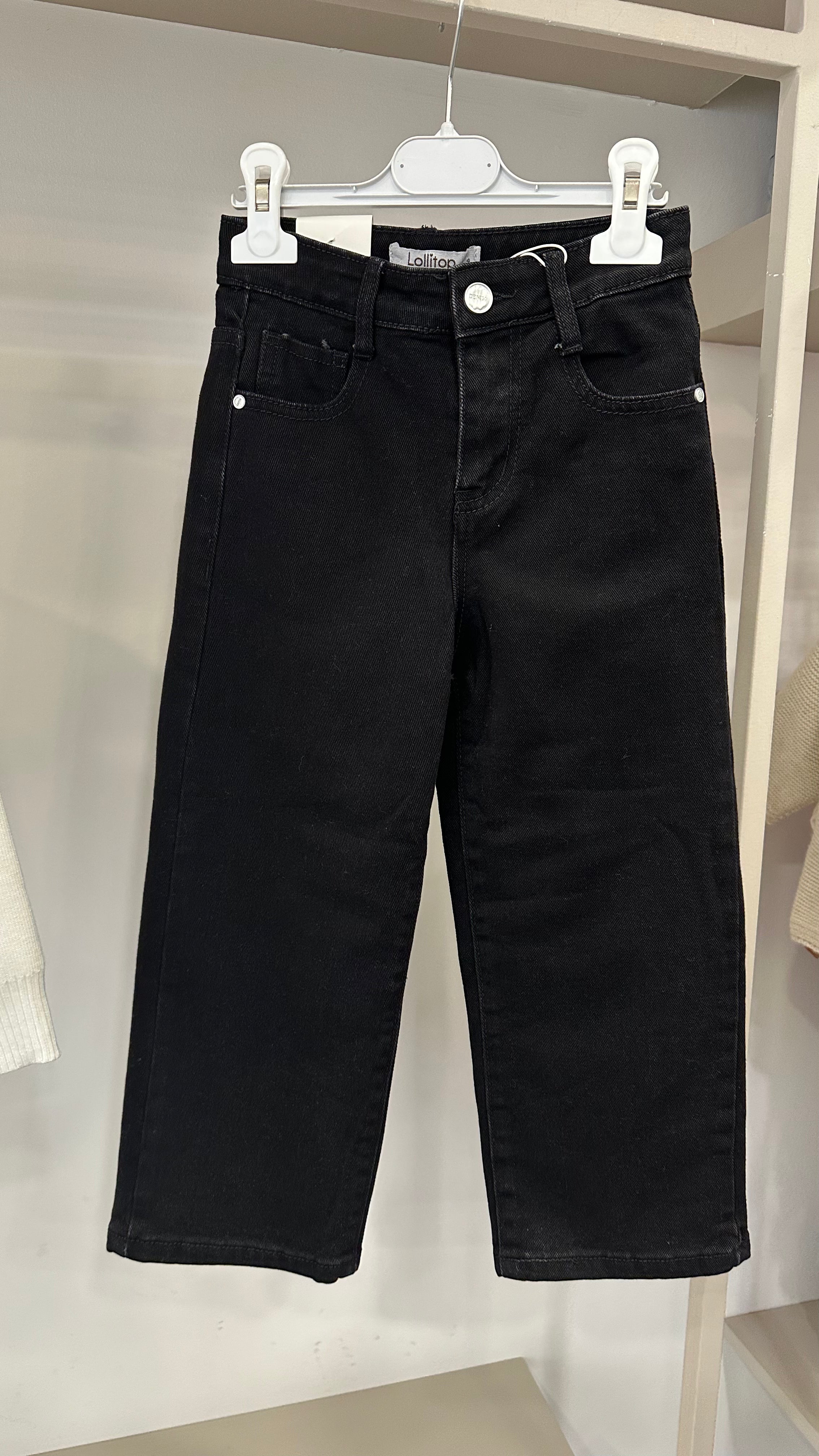 Jeans PALAZZO ANKLE 4-14A - NERO