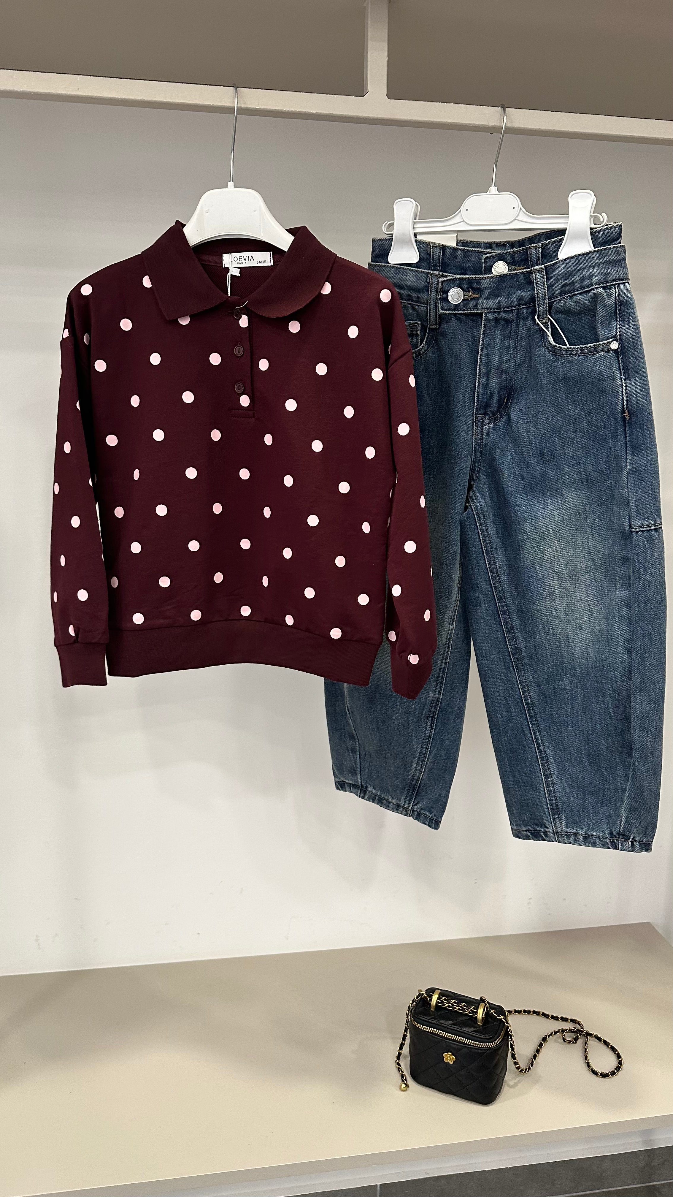 Jeans BALLON CON CINTURA 6-14A - JEANS