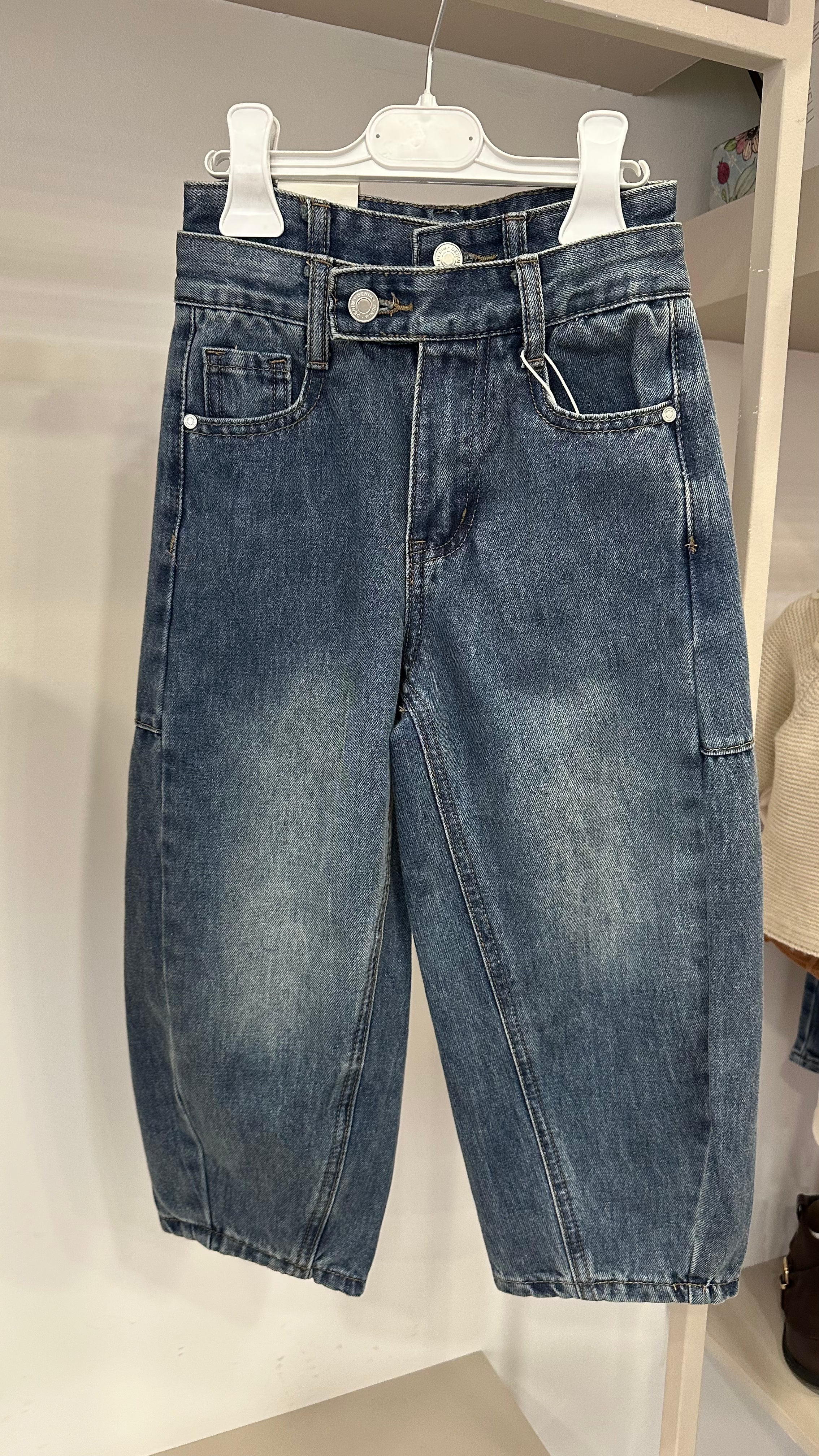 Jeans BALLON CON CINTURA 6-14A - JEANS