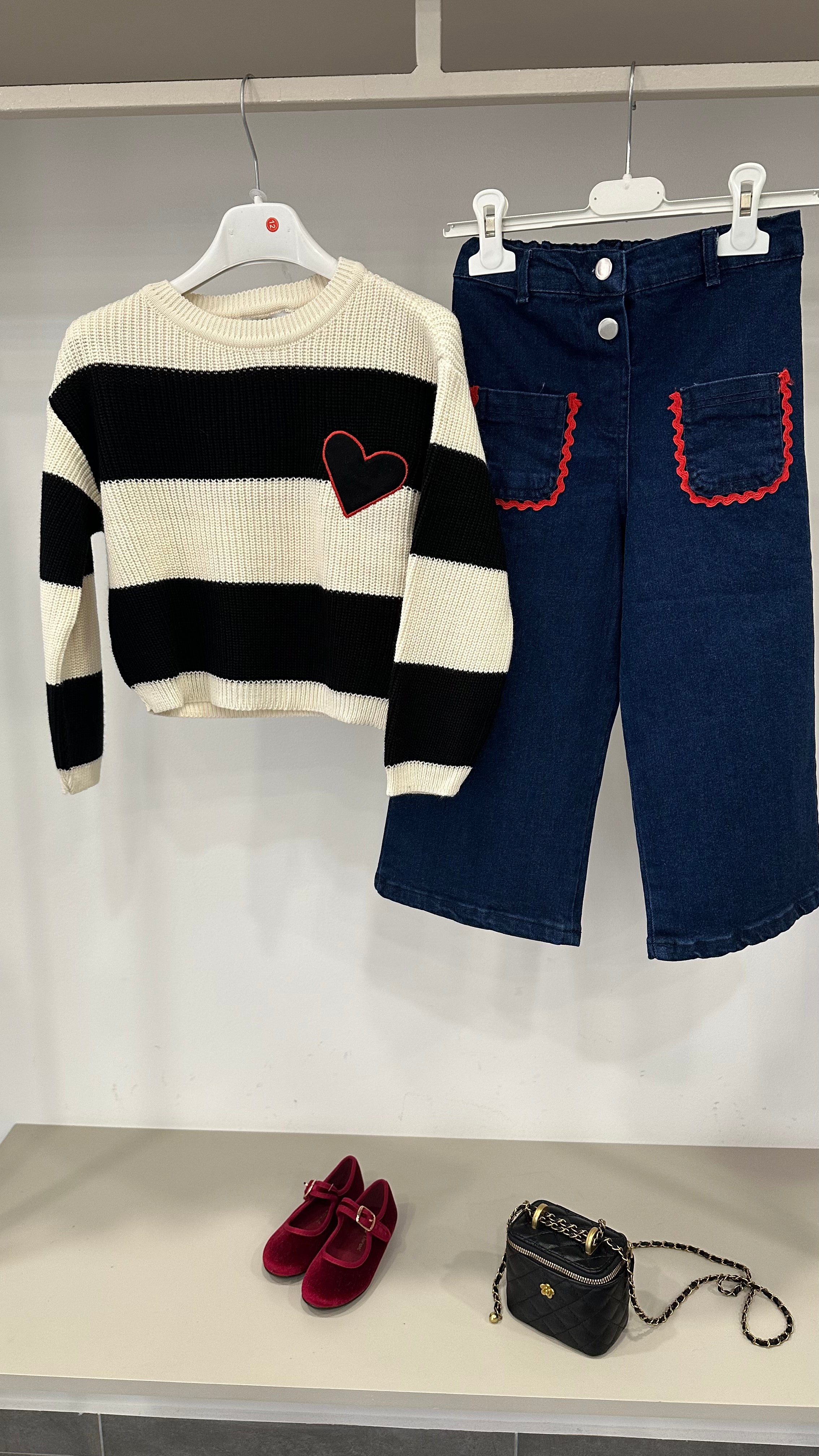 Completo PULL E JEANS HEART - JEANS
