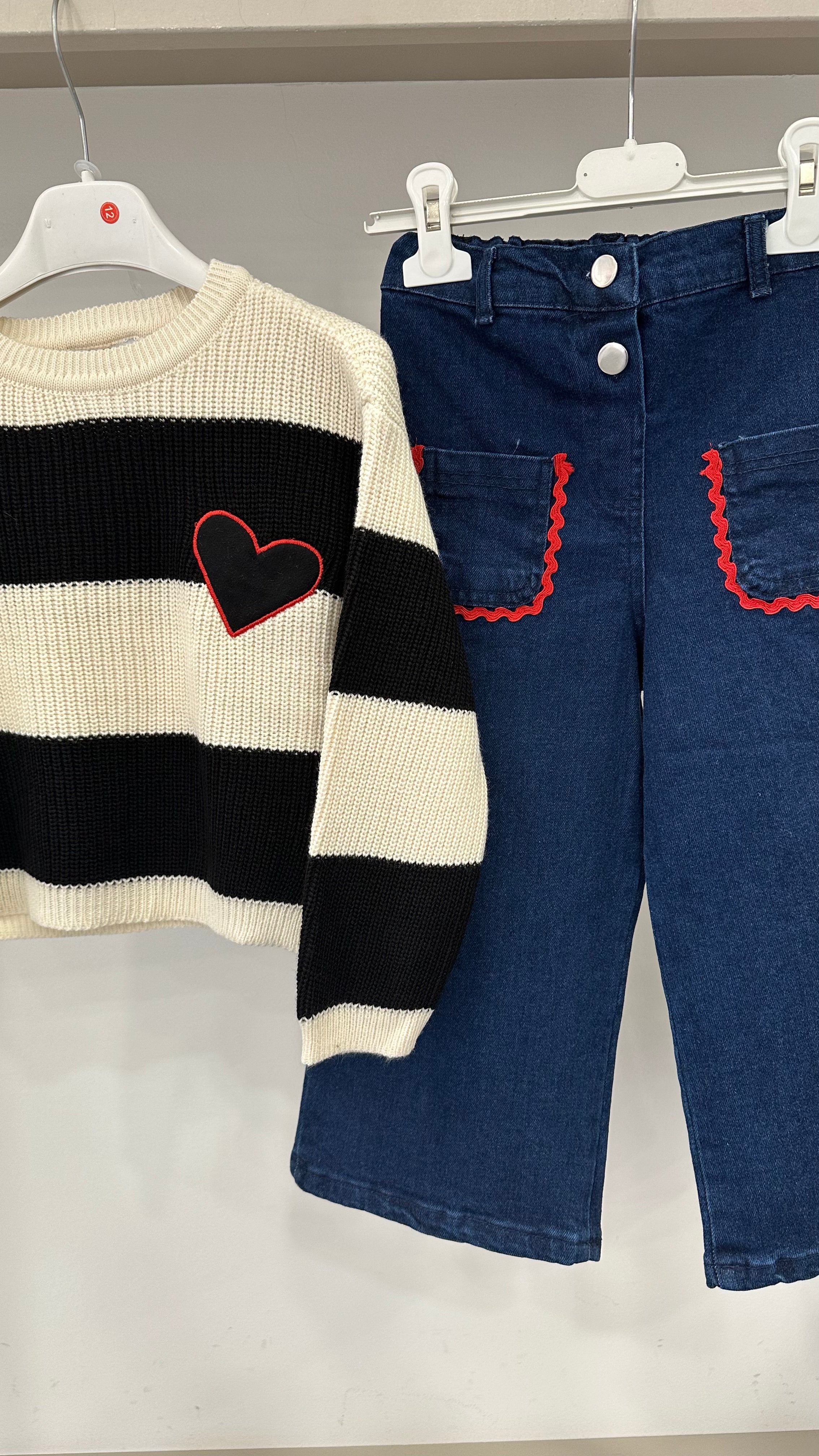 Completo PULL E JEANS HEART - JEANS