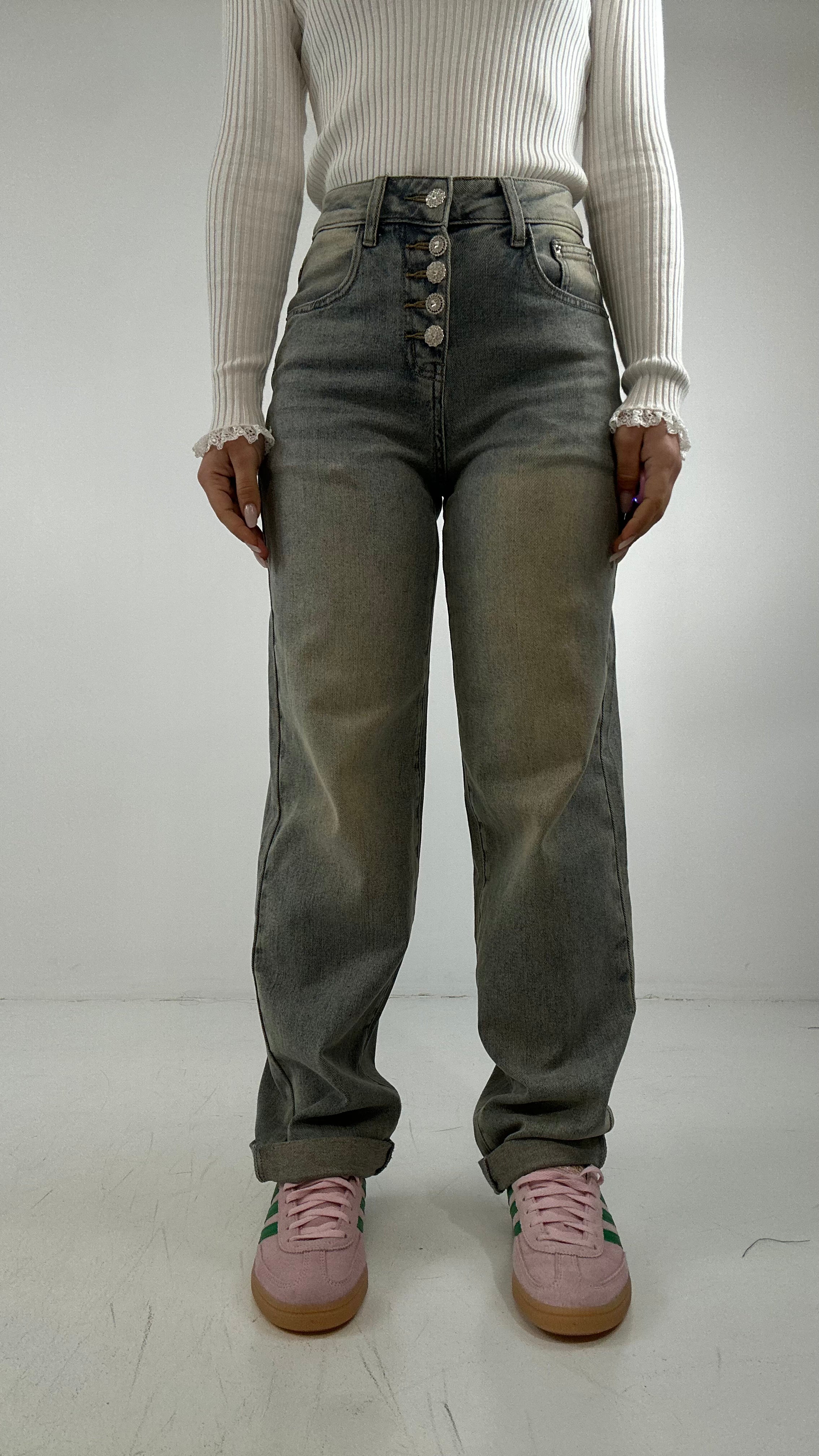 Jeans BOTTON DIAMANTE - JEANS