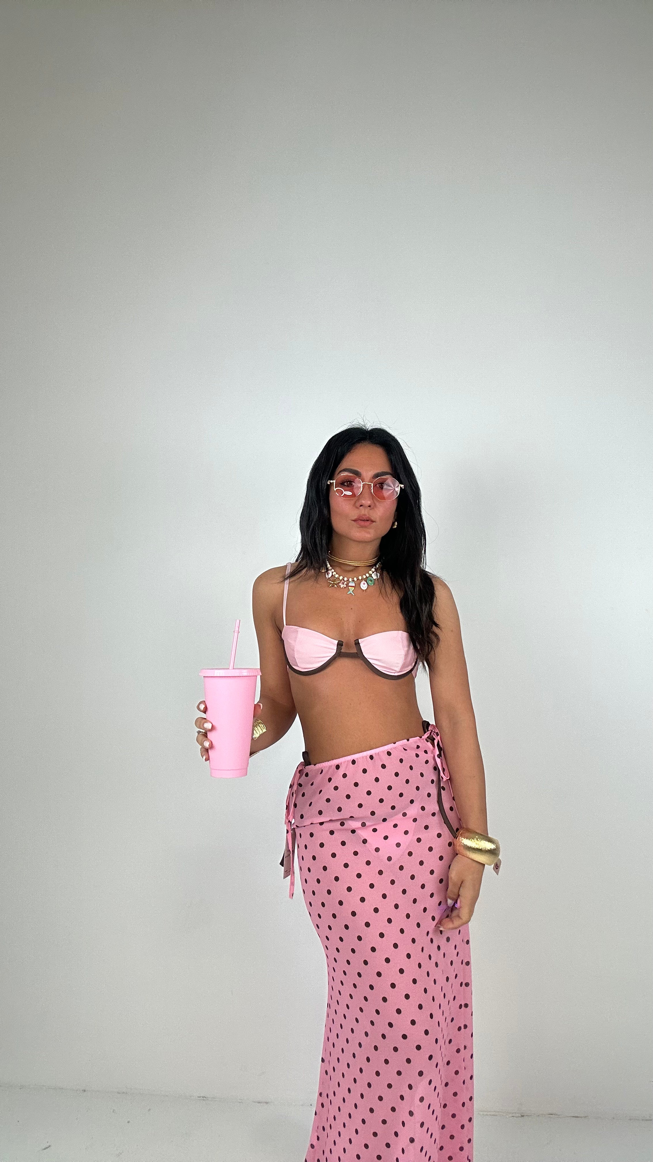 Bikini CON PAREO - ROSA