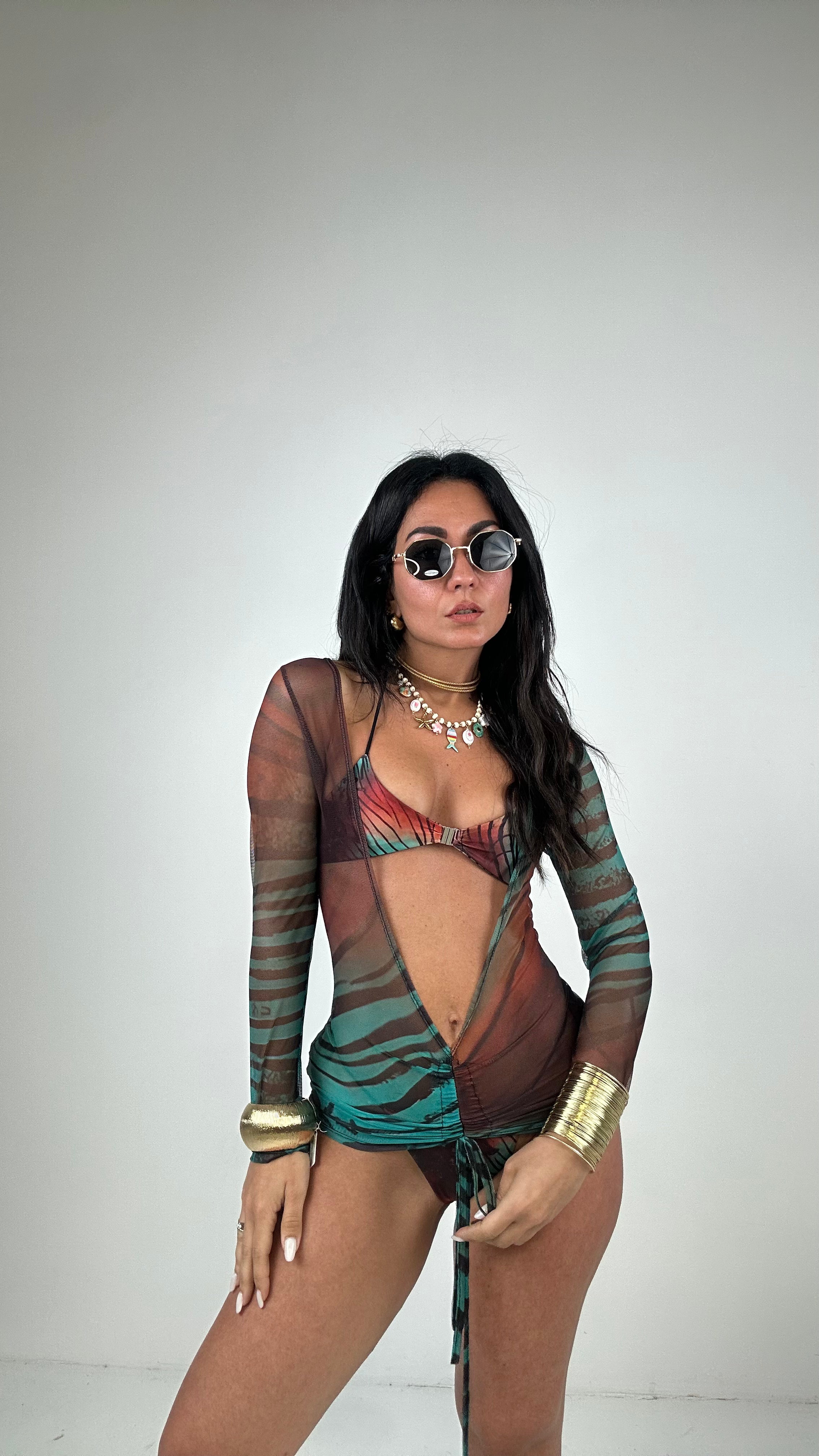 Bikini CON MINIDRESS - VERDE