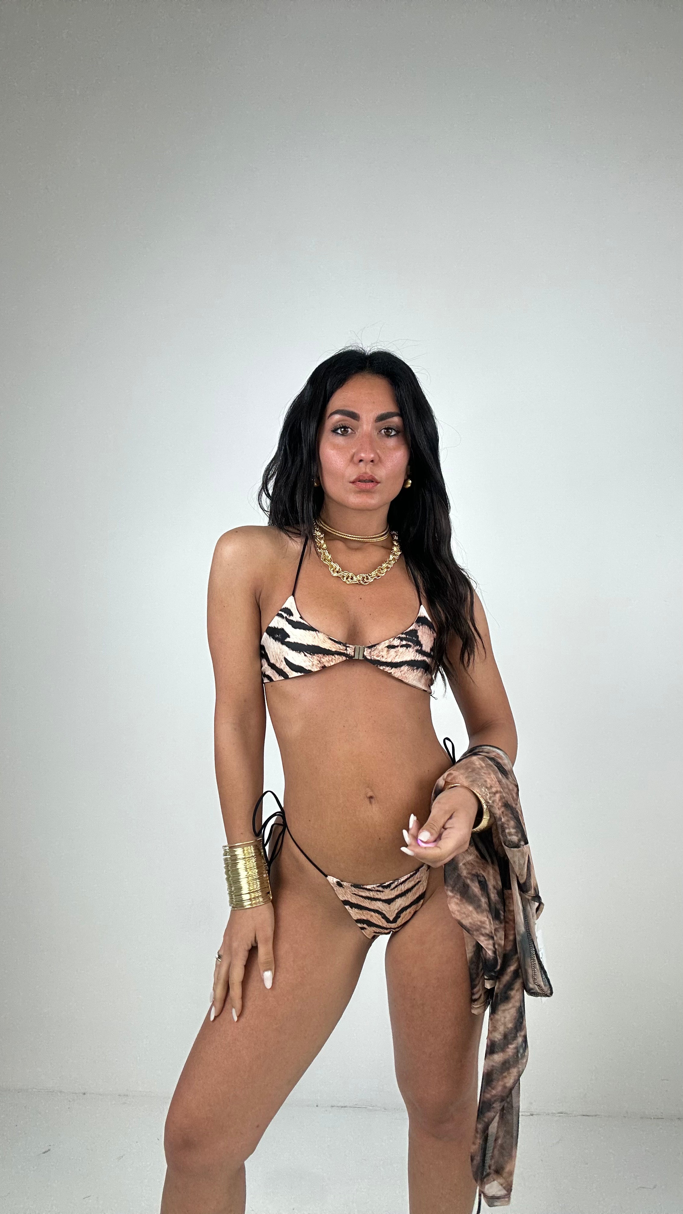 Bikini CON MINIDRESS - BEIGE