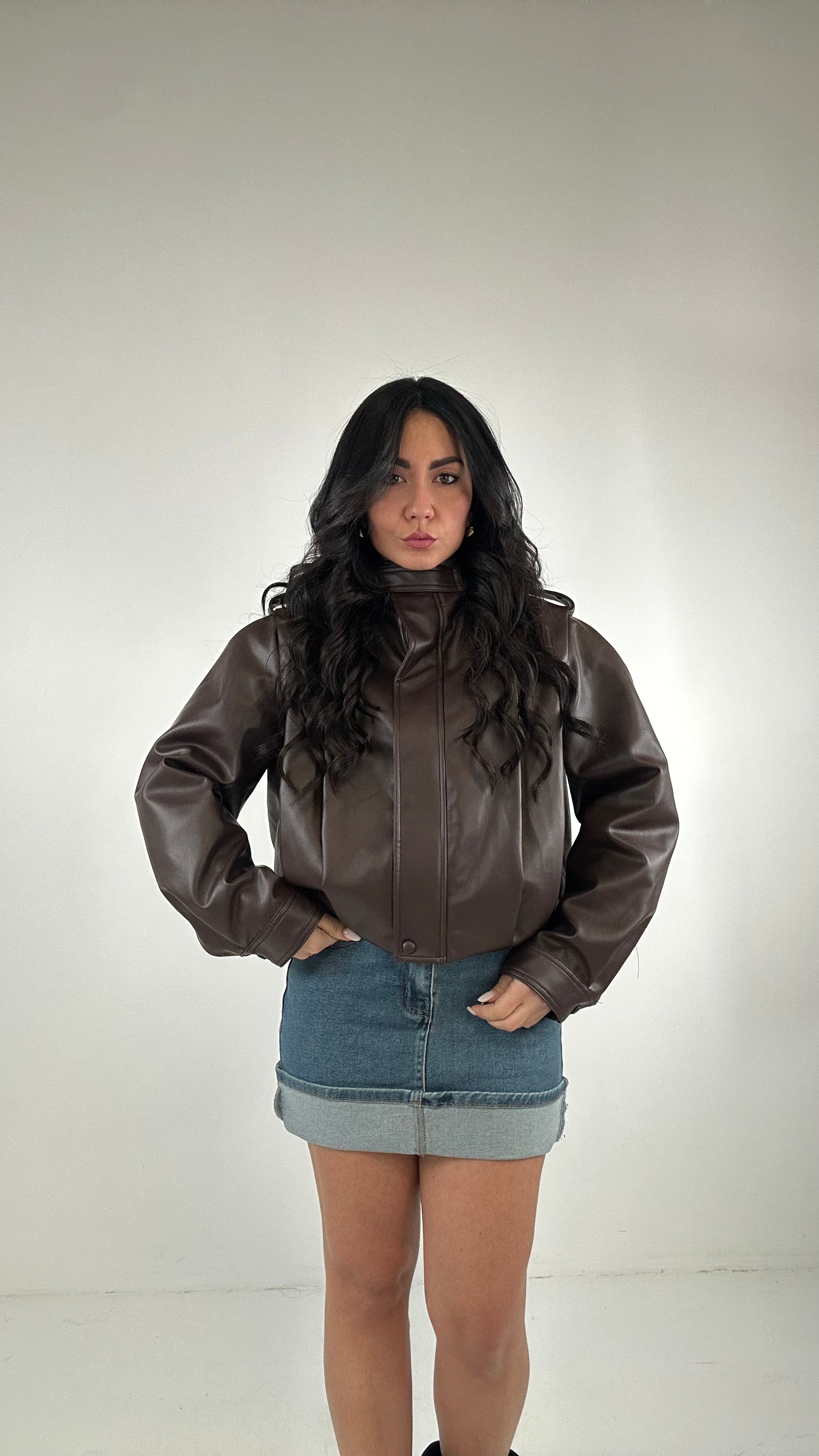 Gonna CON PIEGONE - JEANS