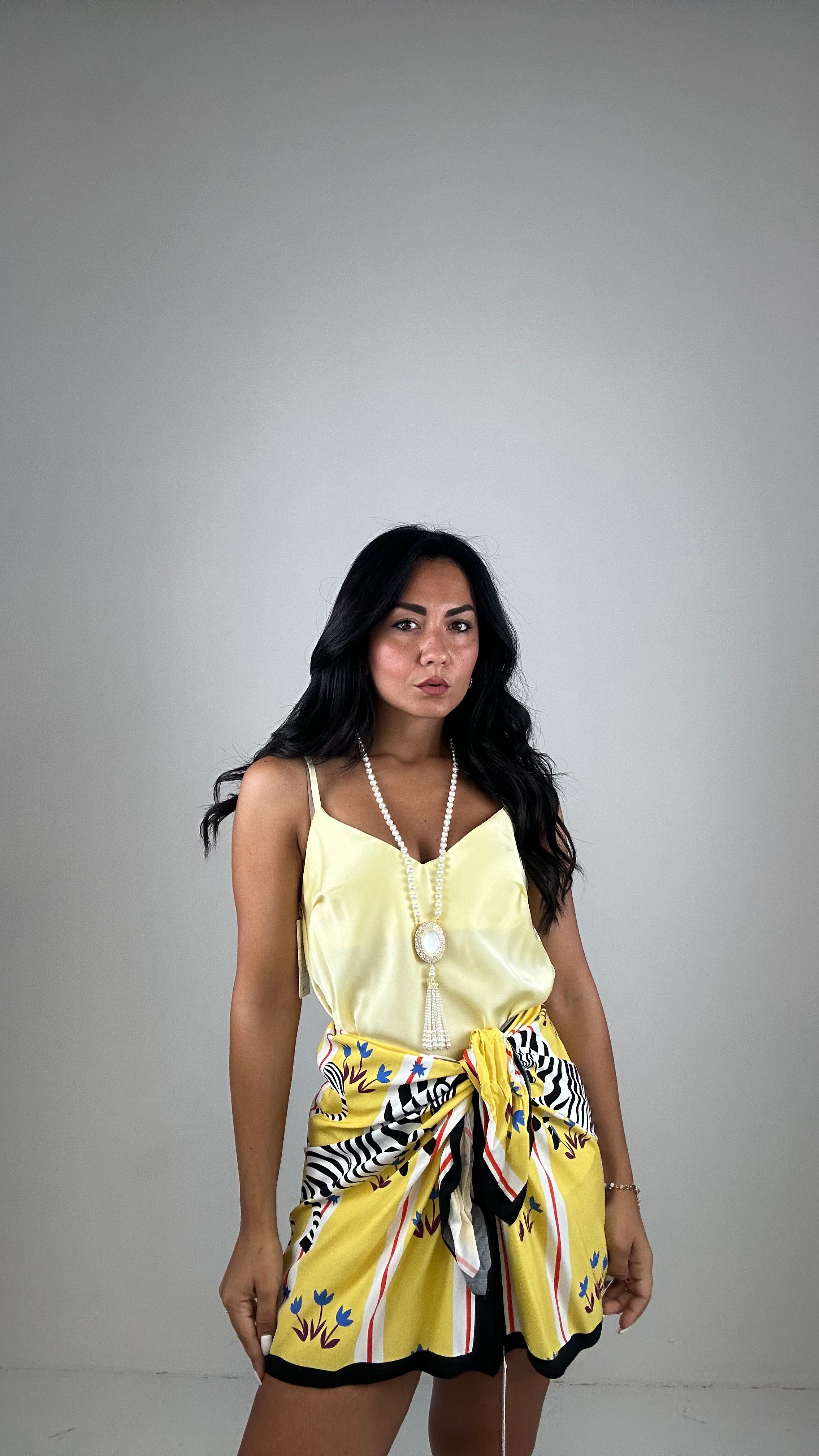 Gonna PAREO CON NODO - GIALLO