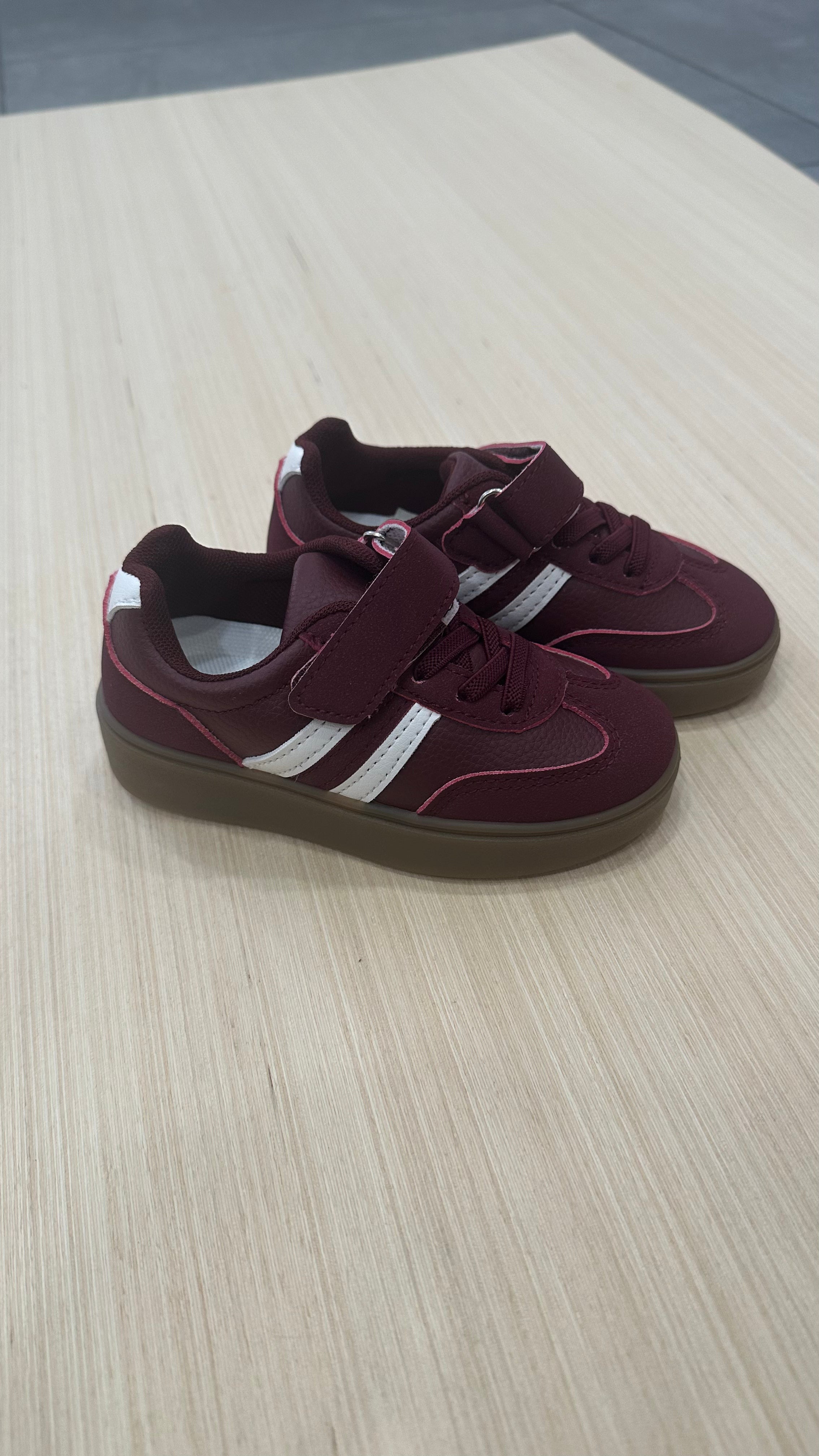 Sneakers PELLE CAMOSCIO 25-30 - BORDEAUX