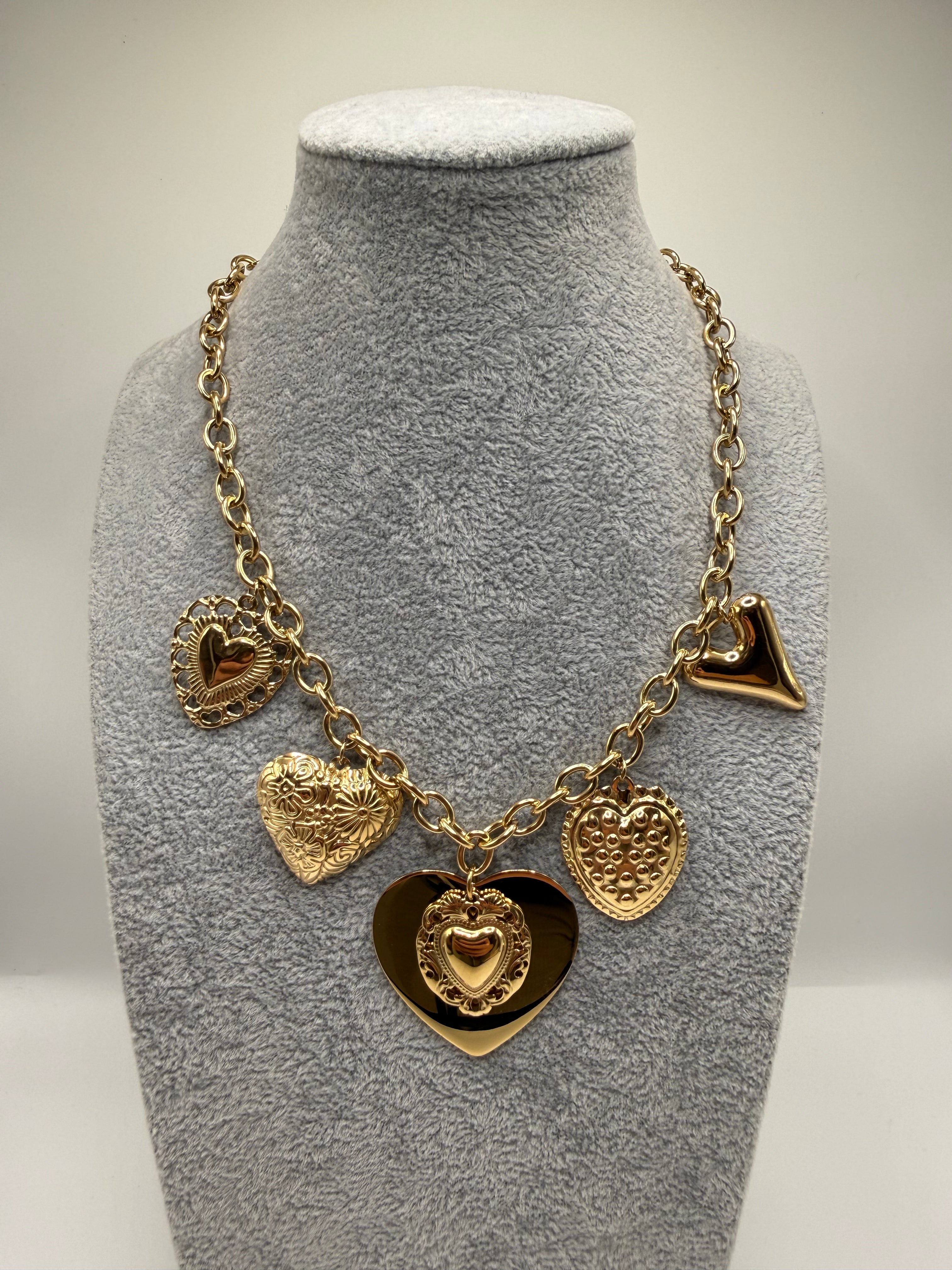 Collana CUORICINI CU - ORO