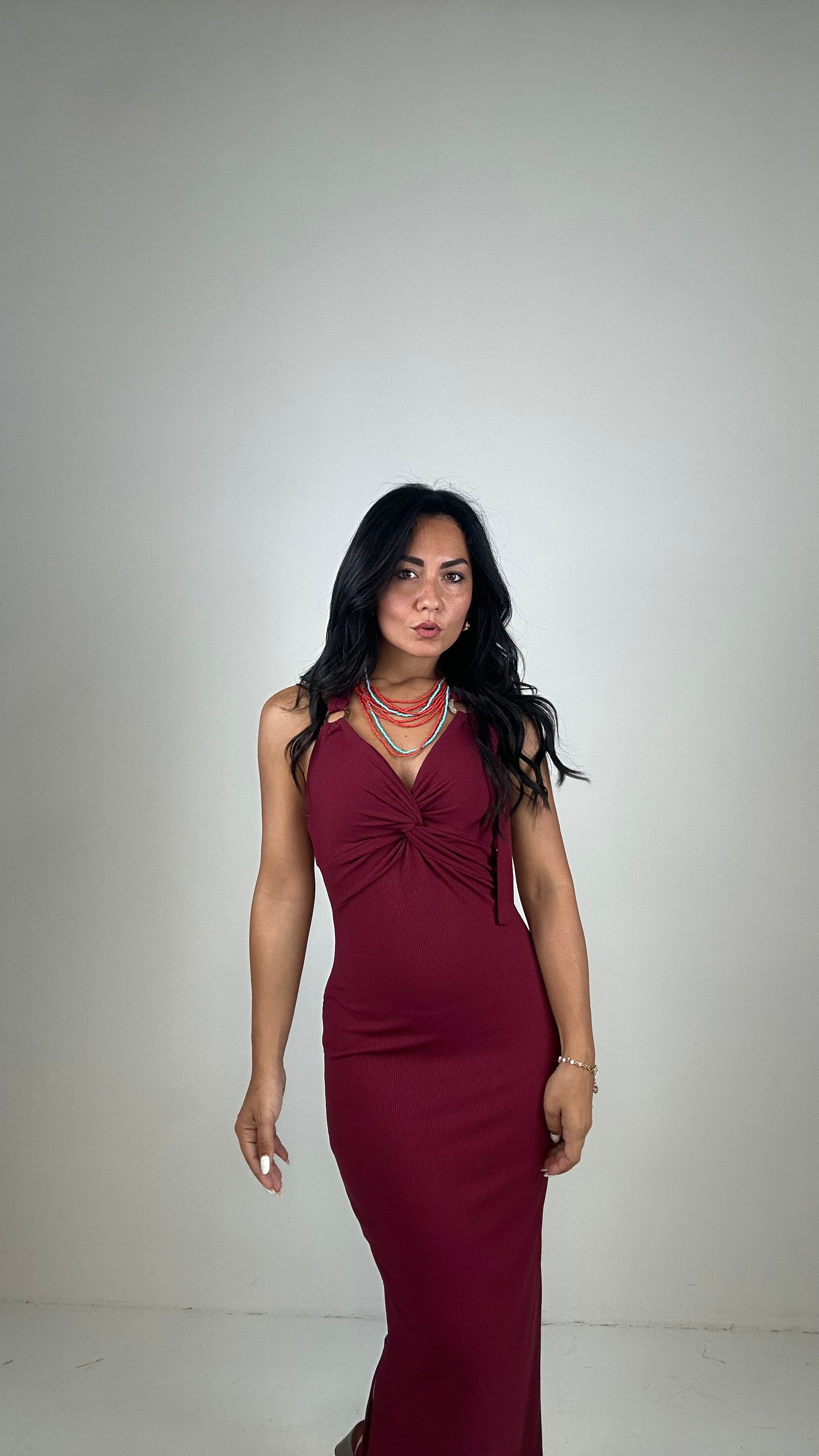 Vestito COSTINE E COPPA - BORDEAUX