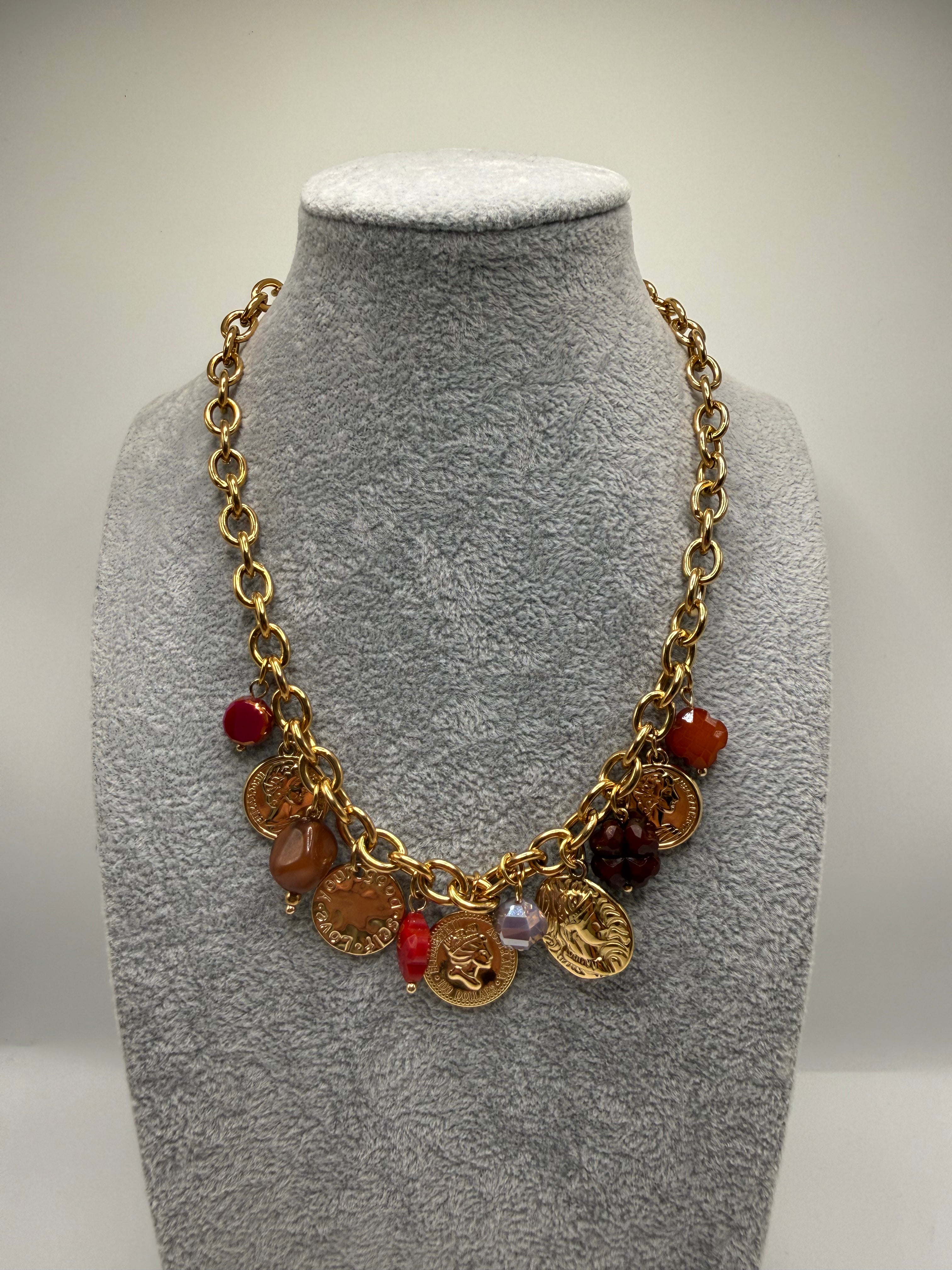 Collana CHARM POUND - ORO