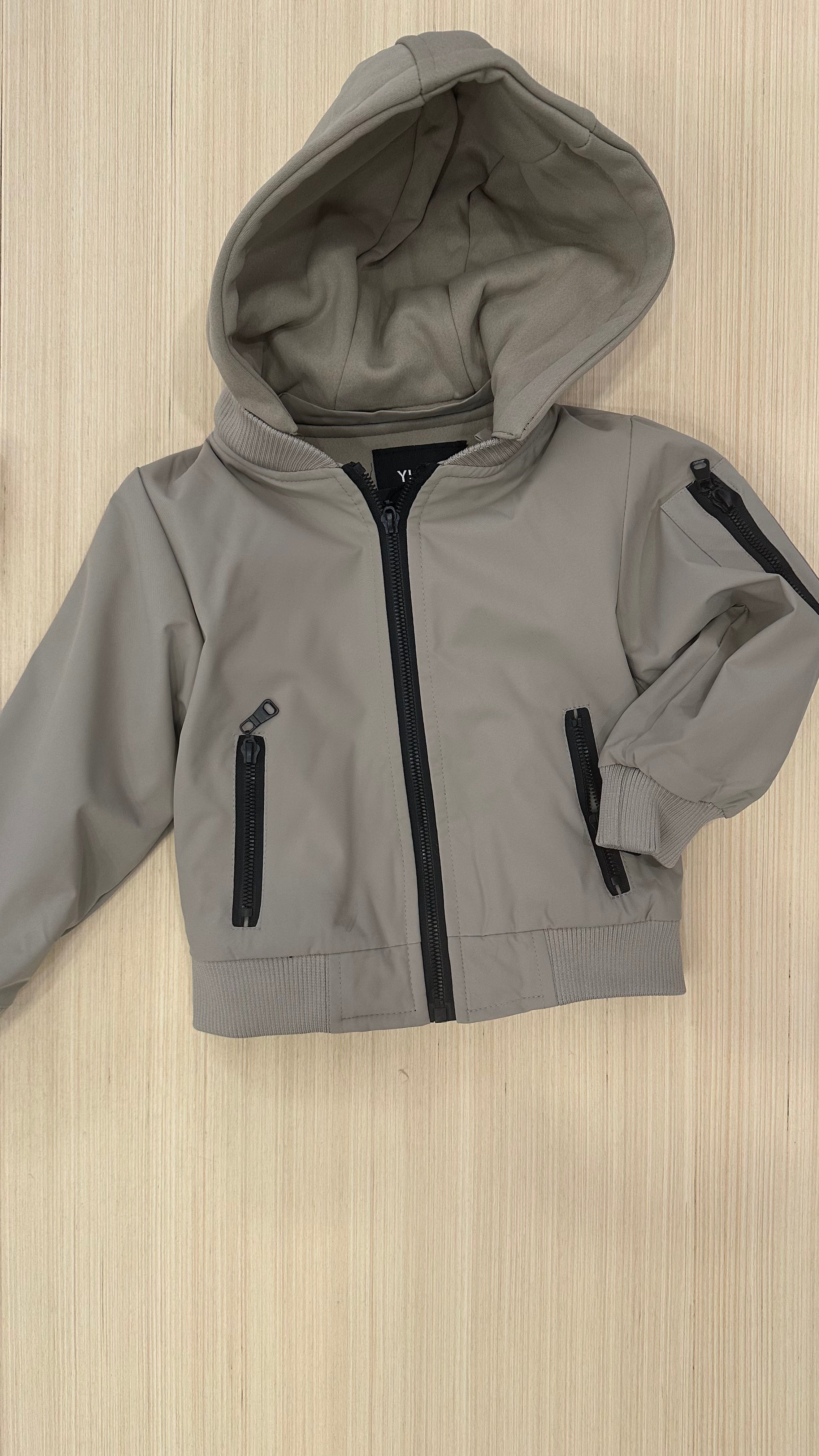 Giubbino CON CAPPUCCIO 1-5A - BEIGE