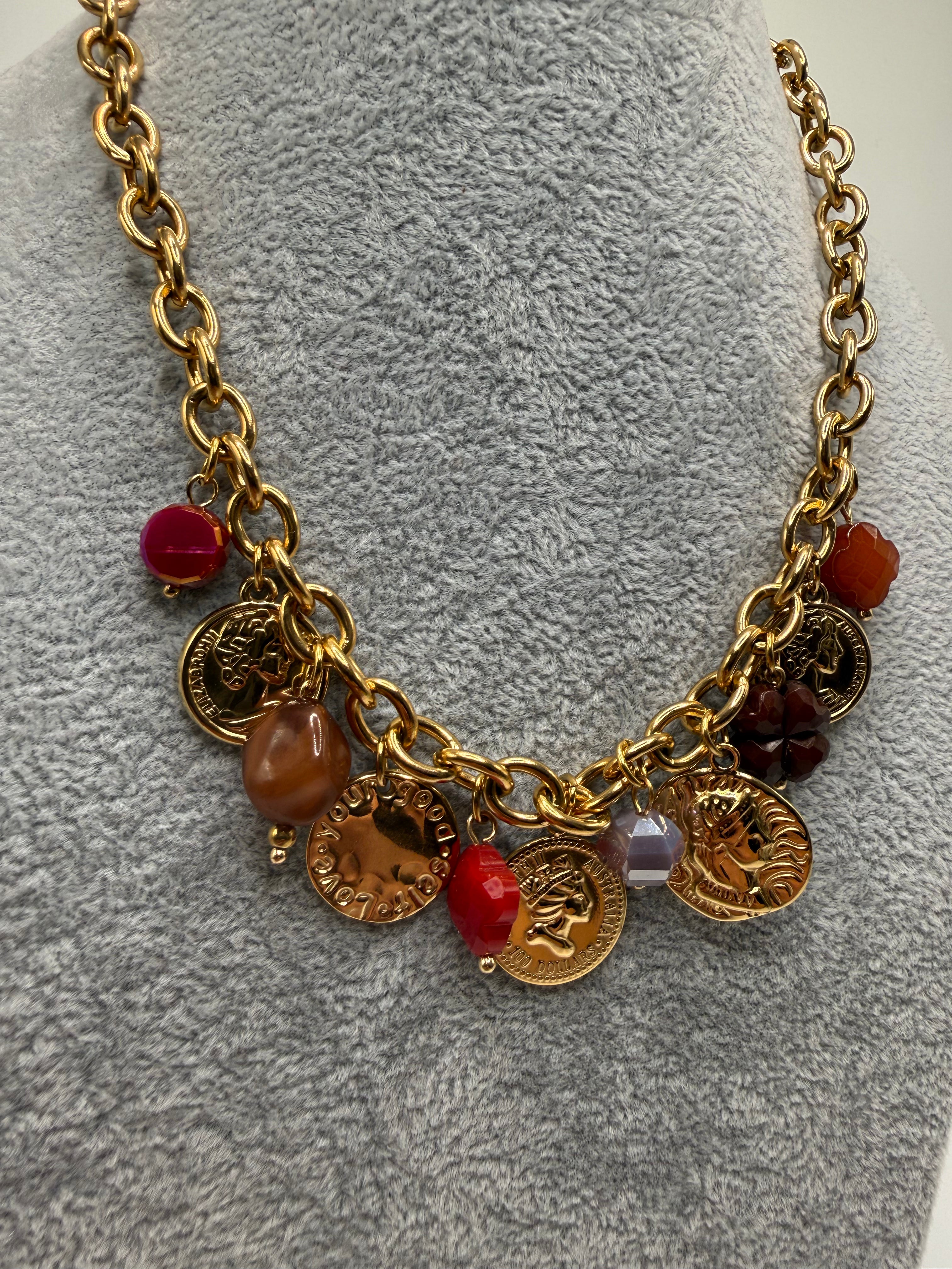 Collana CHARM POUND - ORO