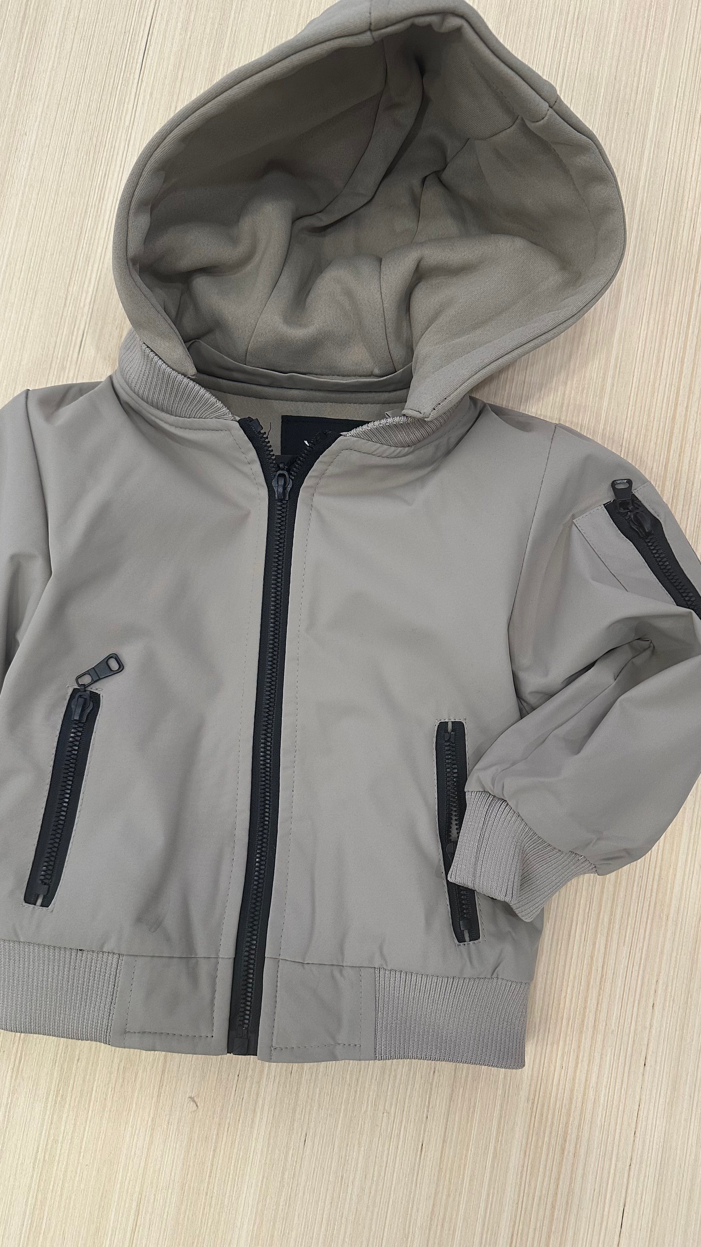 Giubbino CON CAPPUCCIO 1-5A - BEIGE