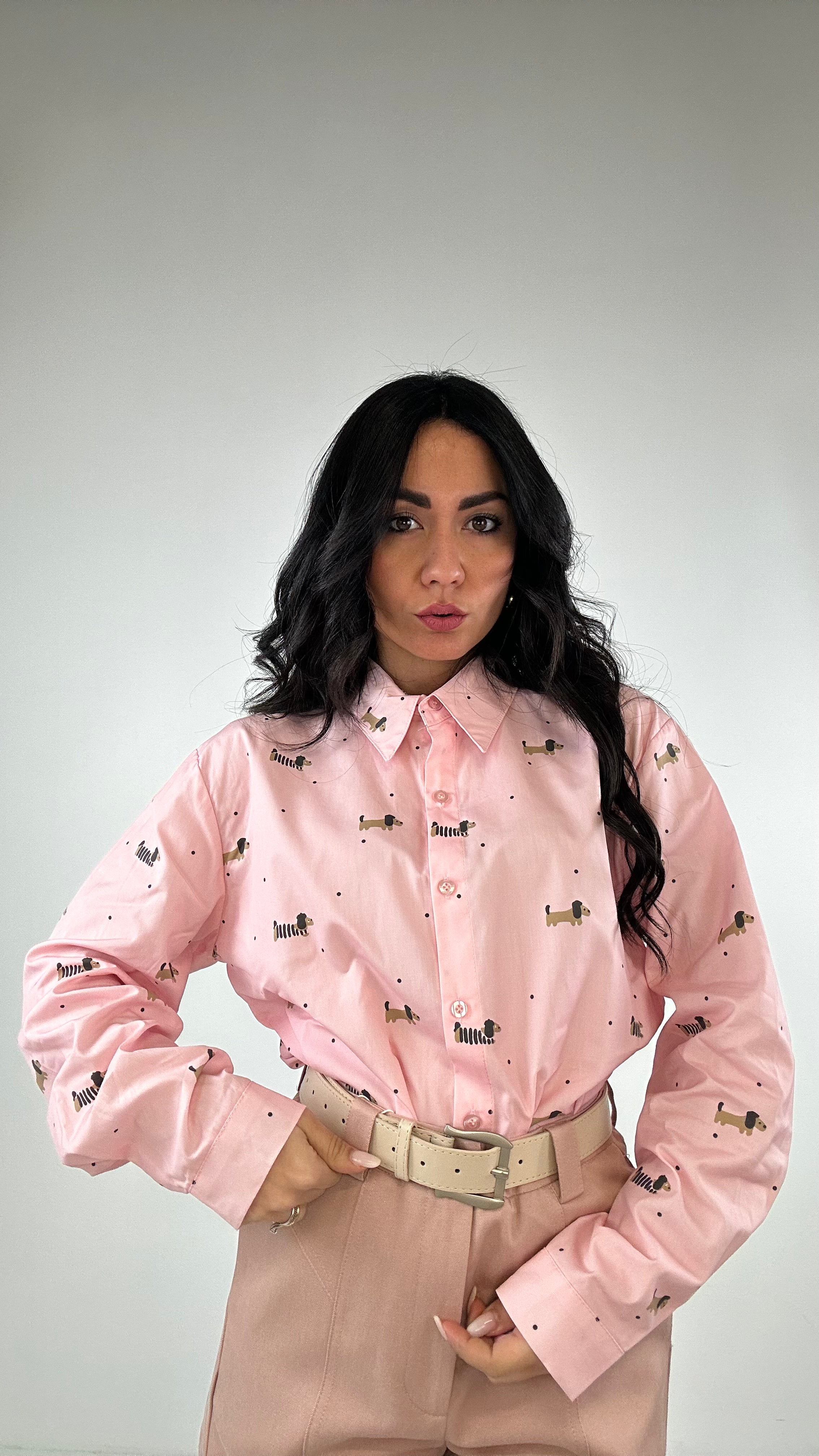 Camicia BASSOTTO - ROSA