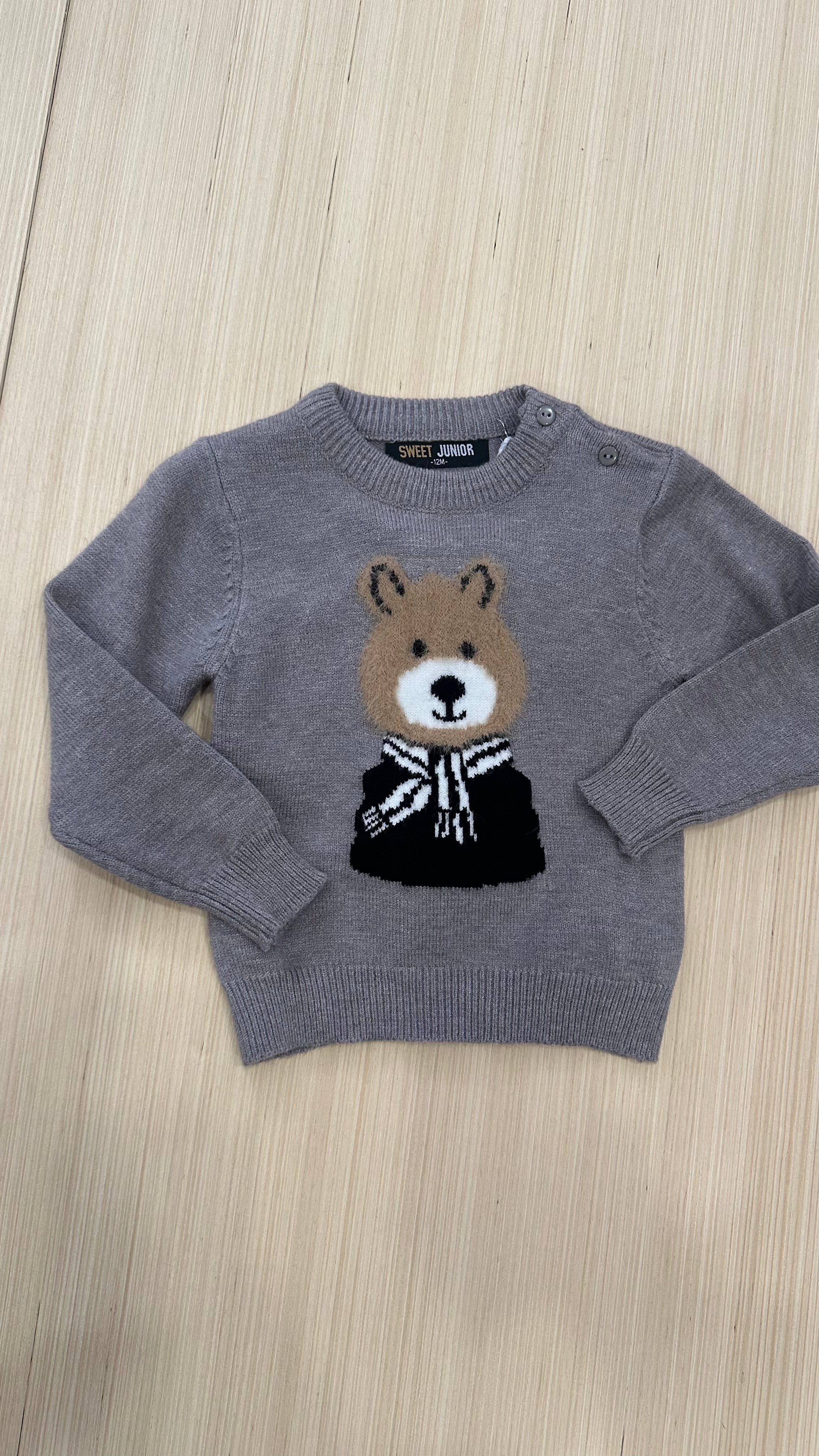 Pull ORSO PELLICCIOSO - GRIGIO