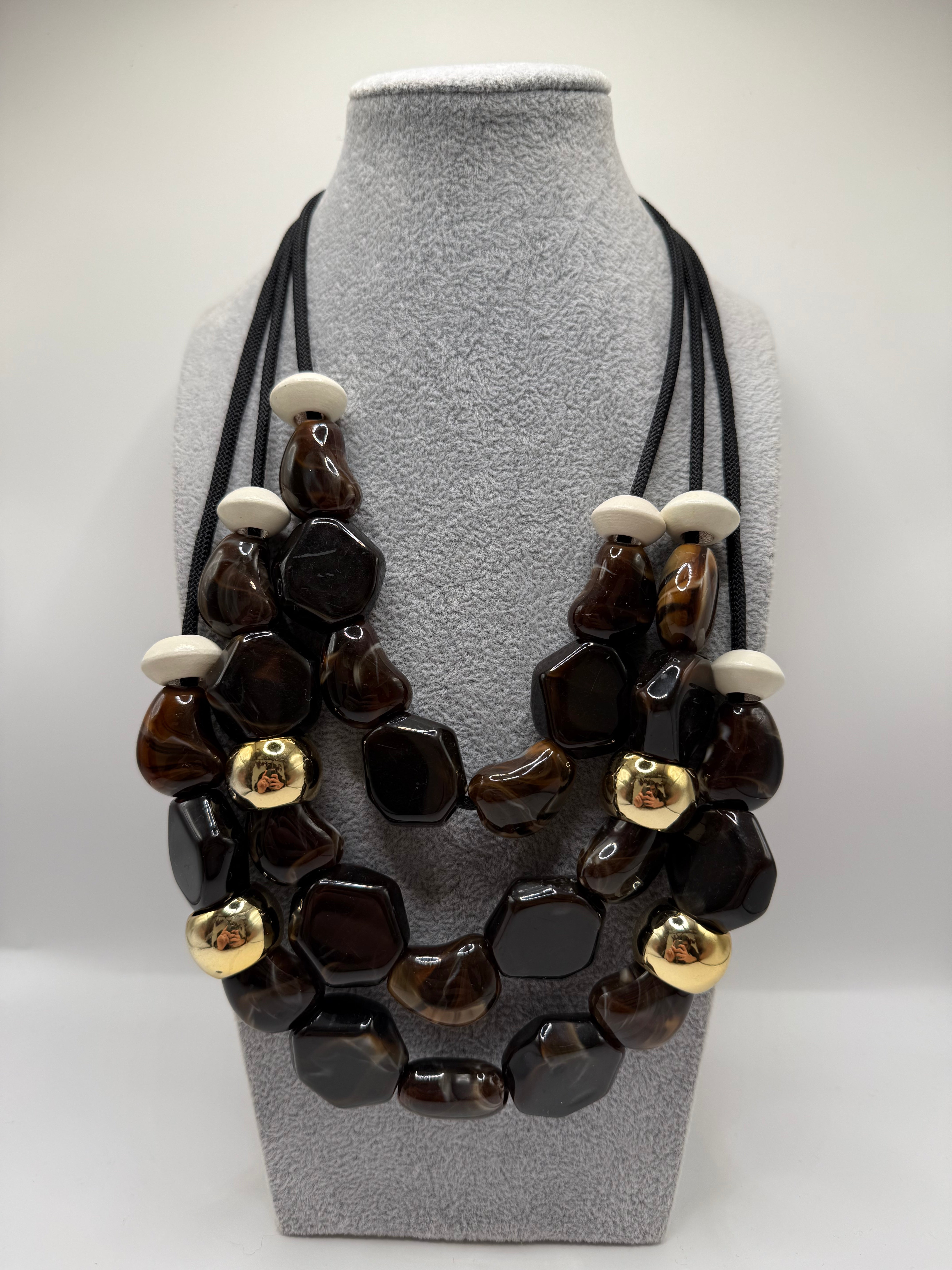 Collana INDIAN - MARRONE