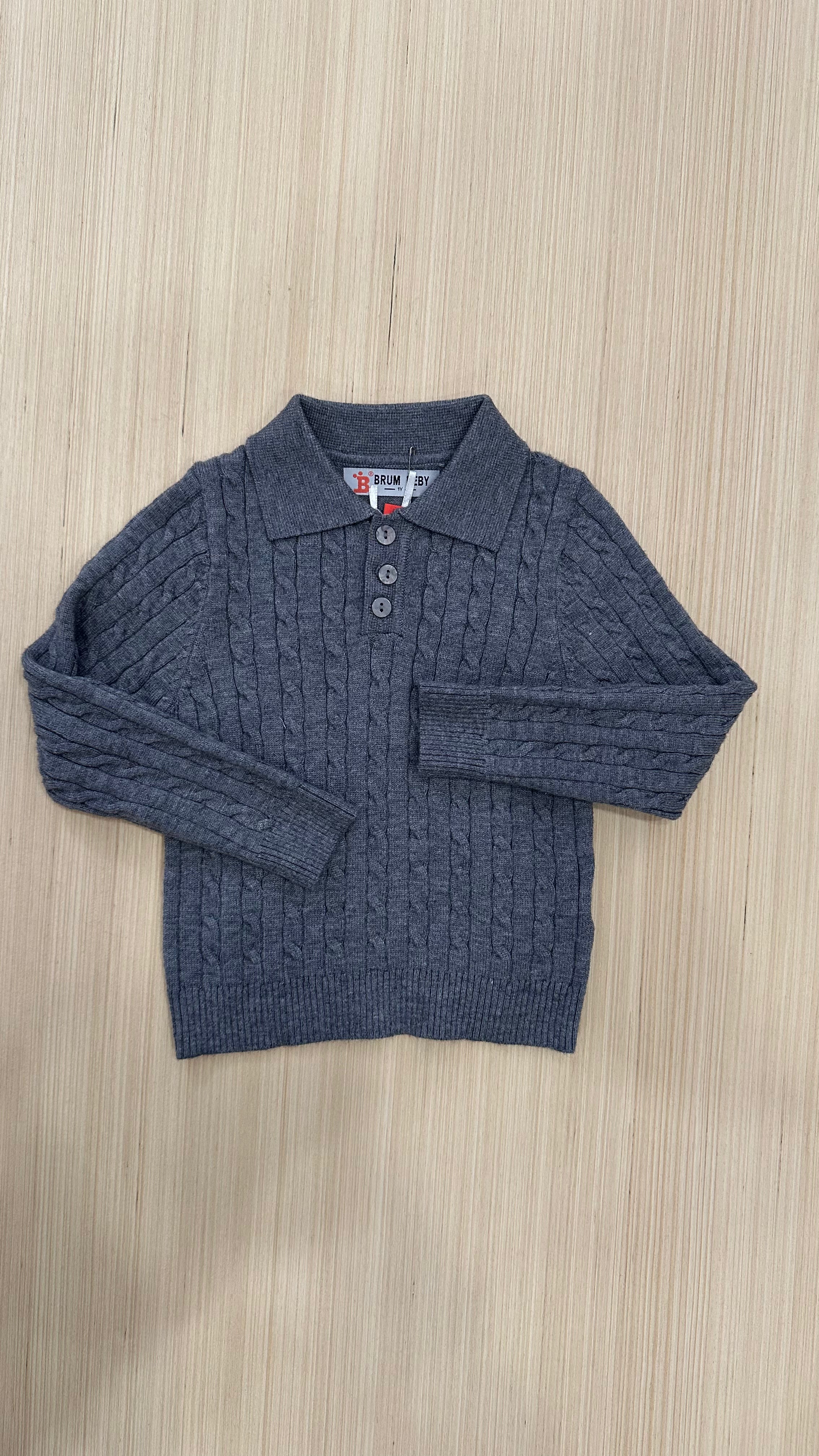 Polo TRECCE 1-5A - GRIGIO