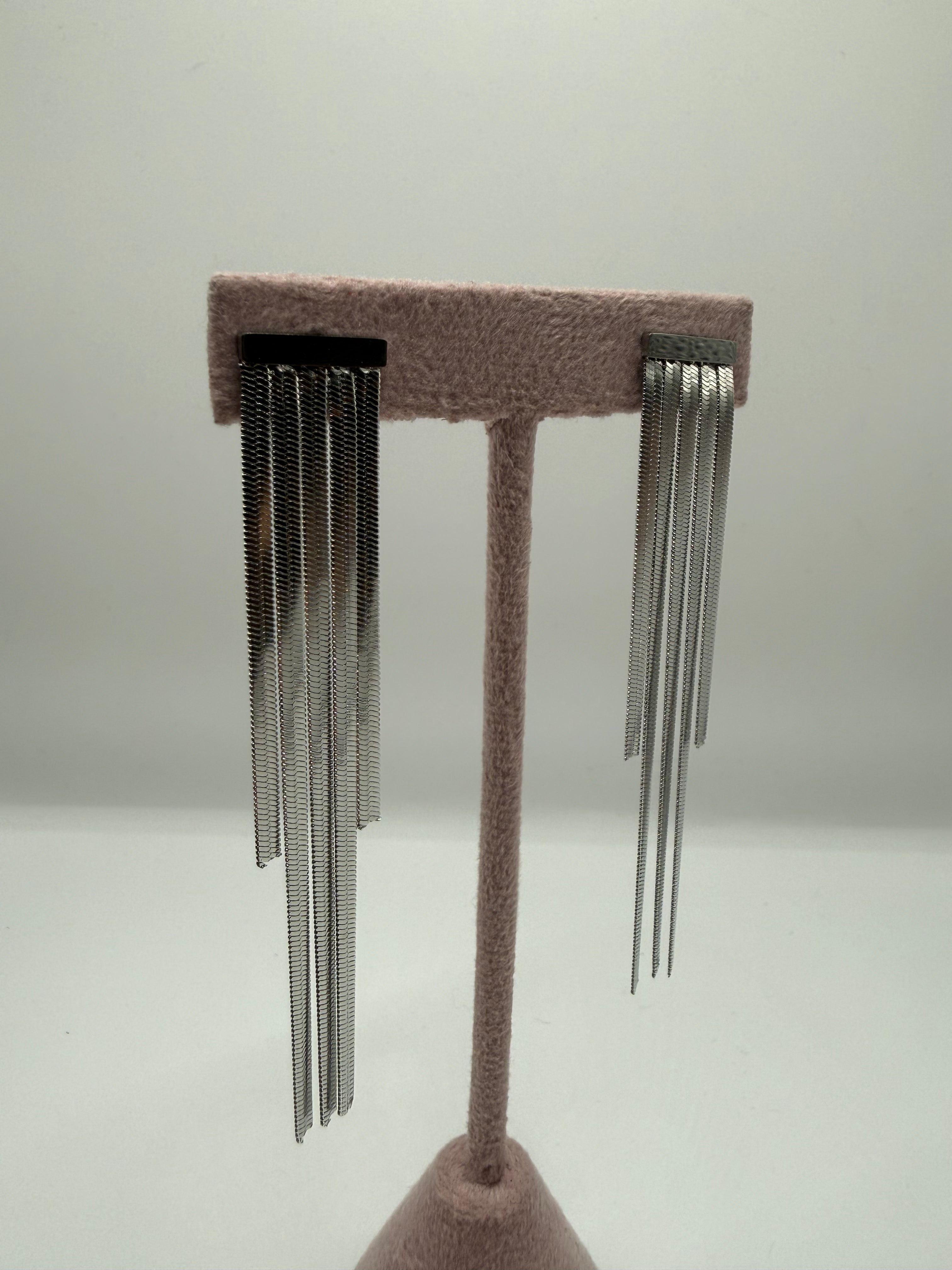 Orecchino TRE FLU - ARGENTO