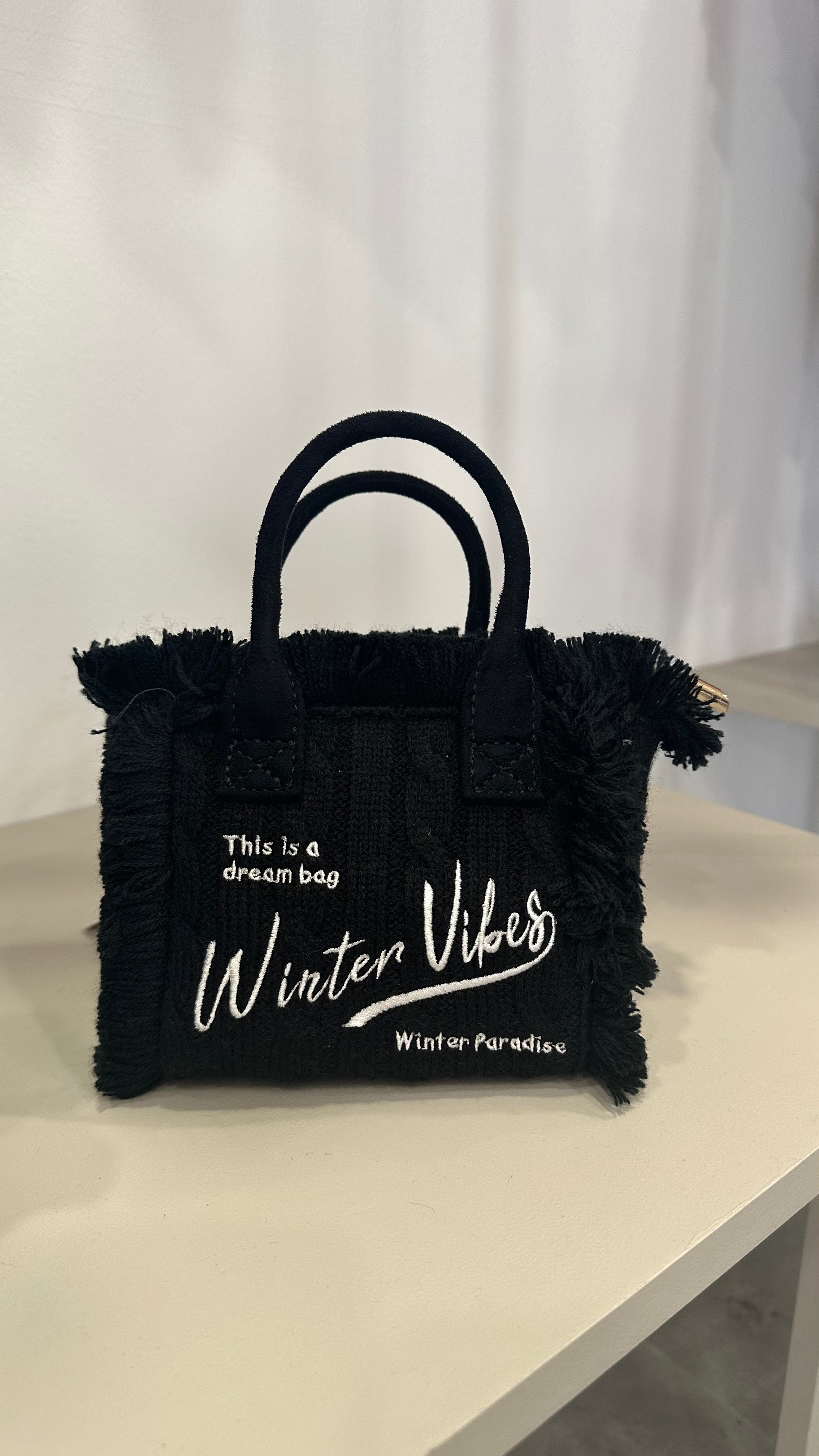 Borsa WINTER VIBES PICCOLA - NERO
