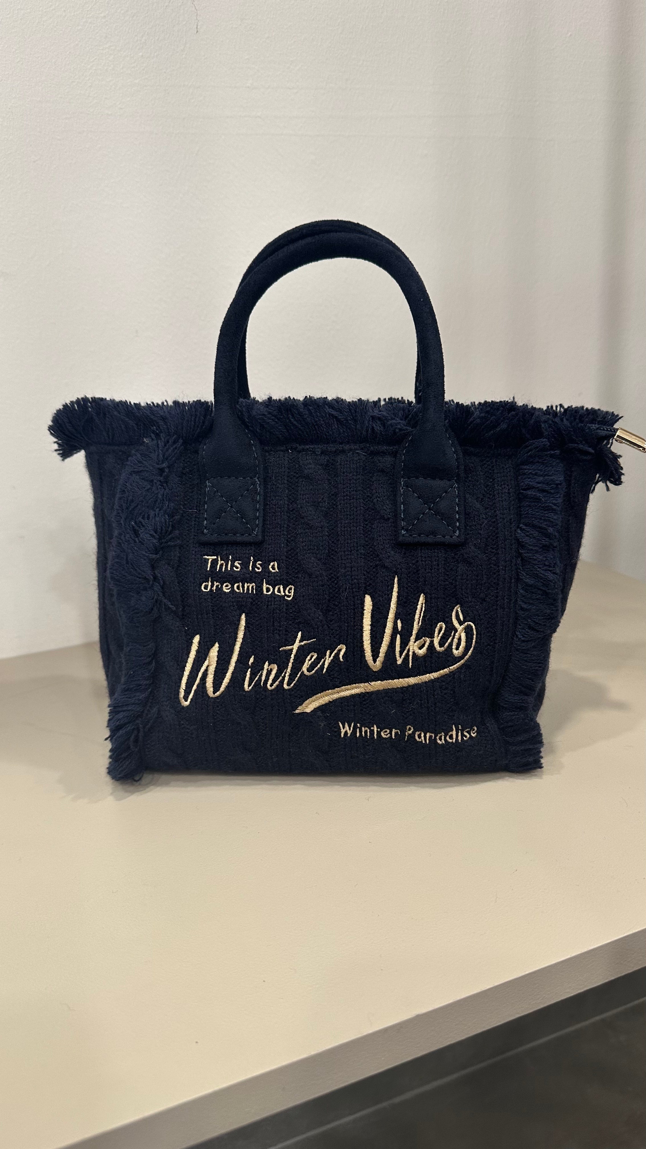 Borsa WINTER VIBES GRANDE - BLU