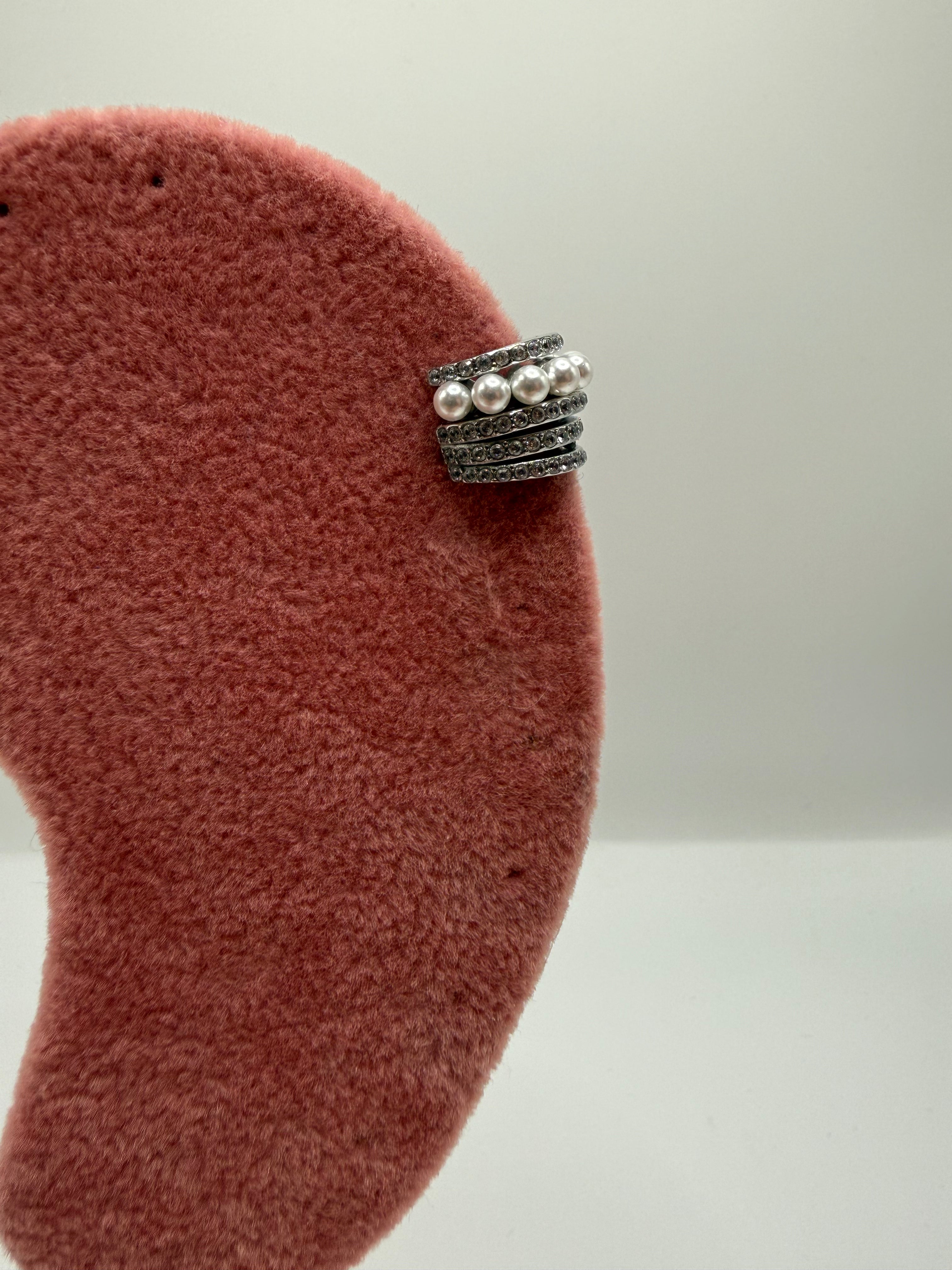 Orecchino DOCHAIS PERLA BRI - ARGENTO